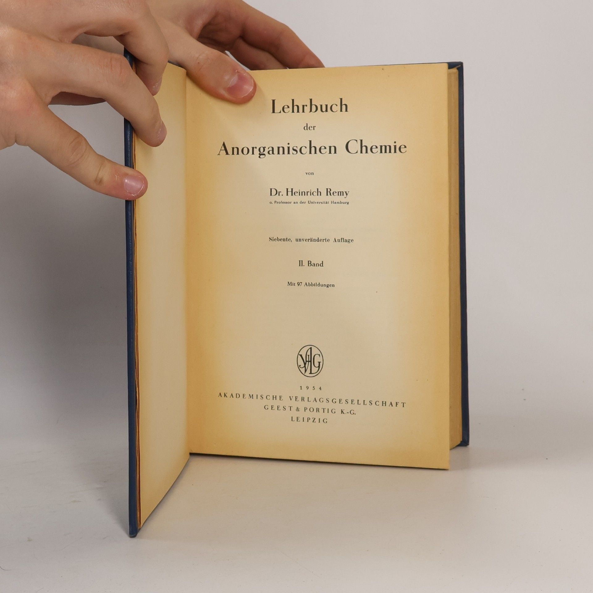 Dr. Heinrich Remy Lehrbuch der Anorganischen Chemie. Band 2