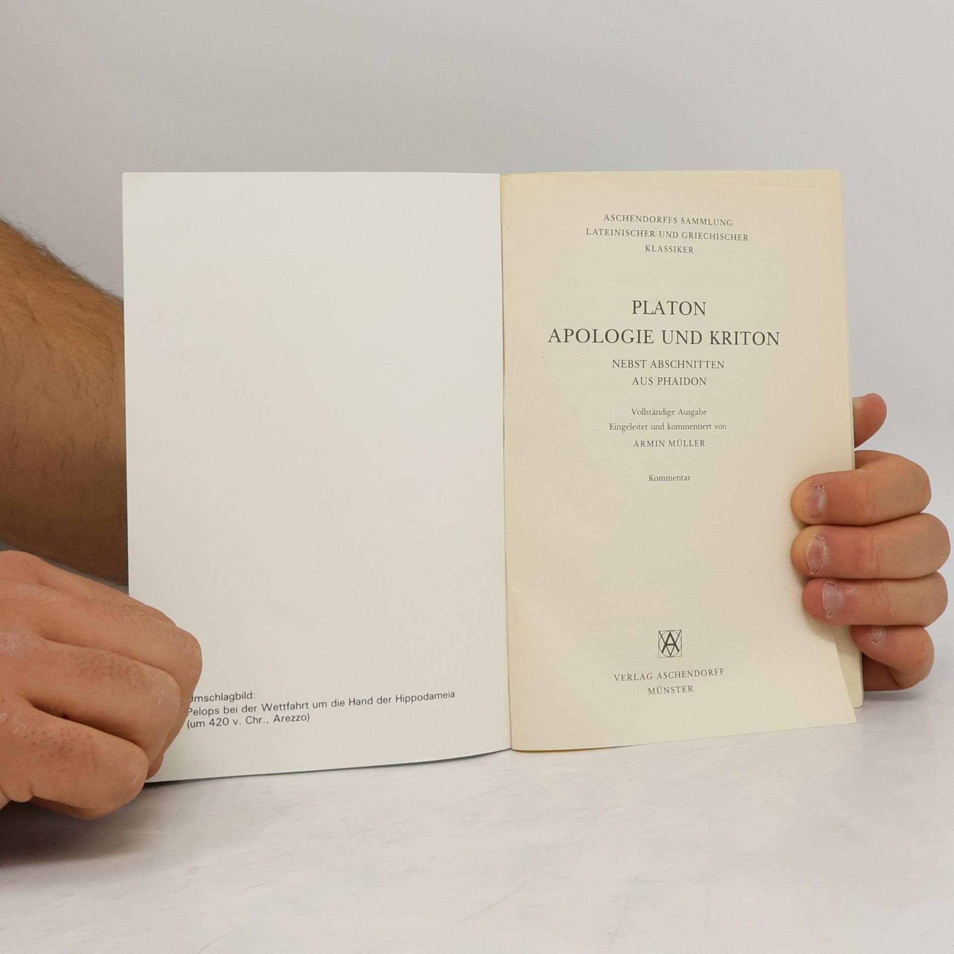 Platón Apologie und Kriton nebst Abschnitten aus Phaidon. Kommentar