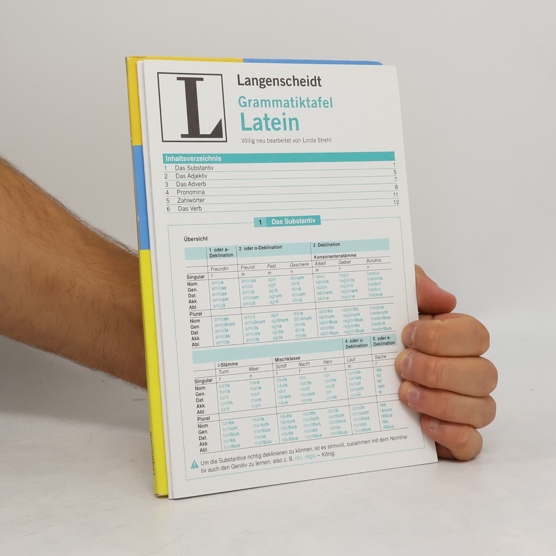 Linda Strehl Langenscheidts Grammatiktafel Latein