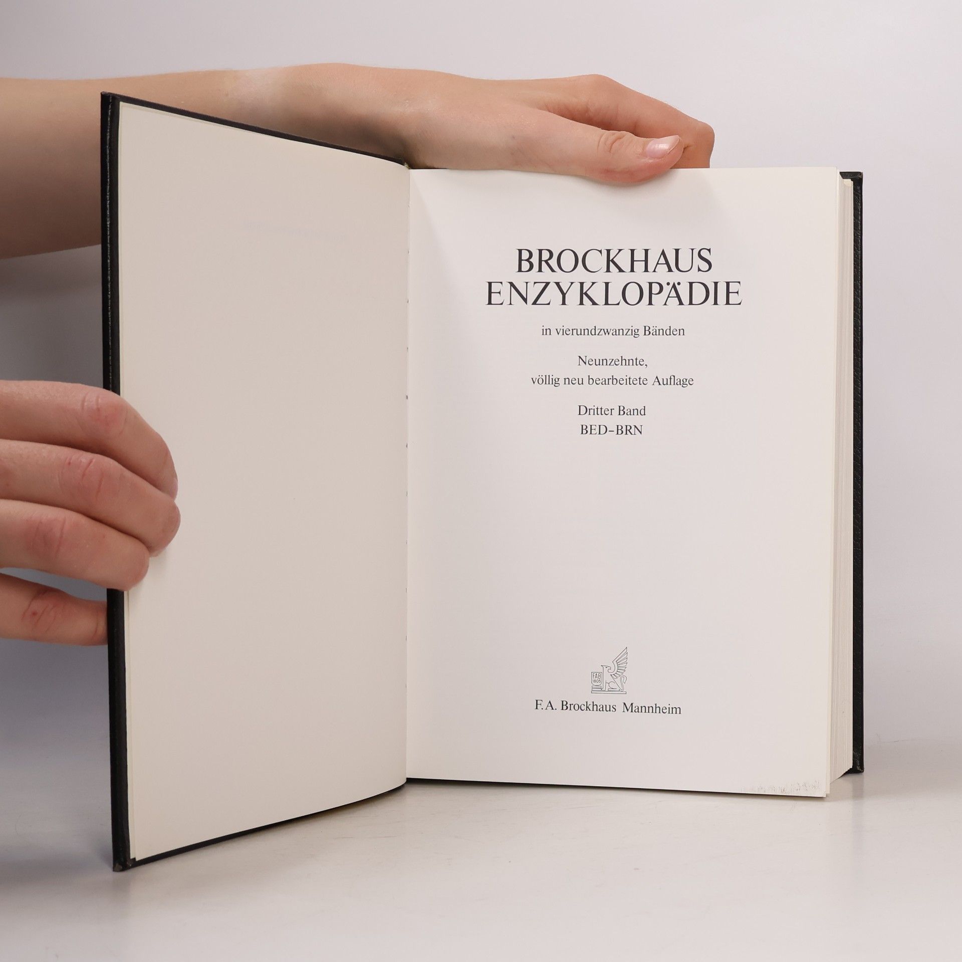 Brock Haus Brockhaus Enzyklopädie in vierundzwanzig Bänden 3. BED-BRN