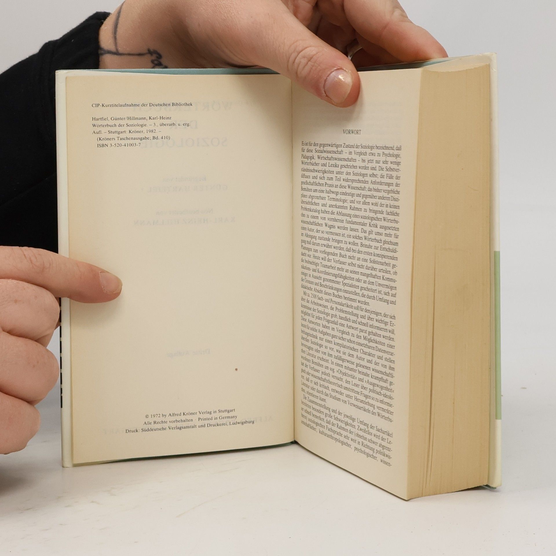 Günter Hartfiel Wörterbuch der Soziologie