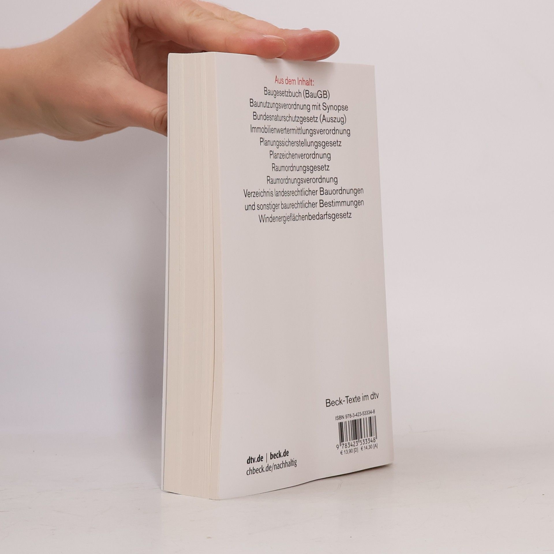 Beck-Texte im dtv: Baugesetzbuch