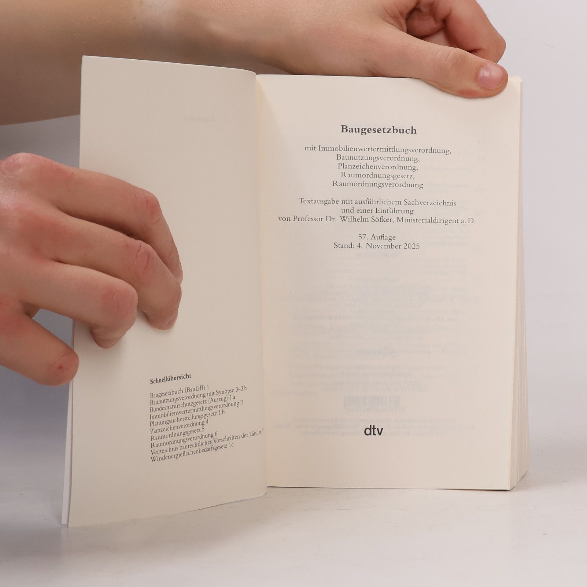 Beck-Texte im dtv: Baugesetzbuch