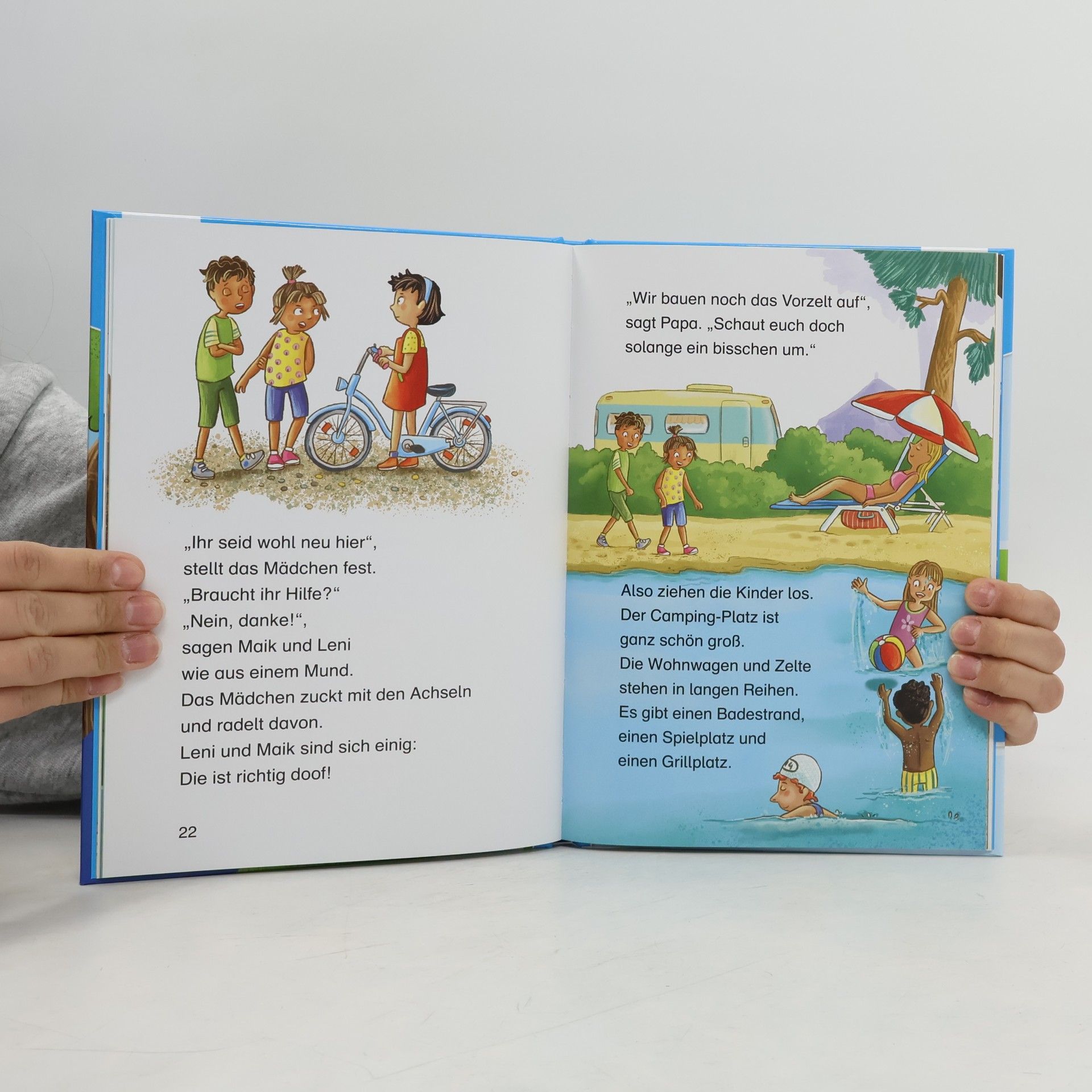 Susan Niessen Unsere verrückten Camping-Ferien - lesen lernen mit dem Leseraben - Erstlesebuch - Kinderbuch ab 7 Jahren - lesen üben 2. Klasse