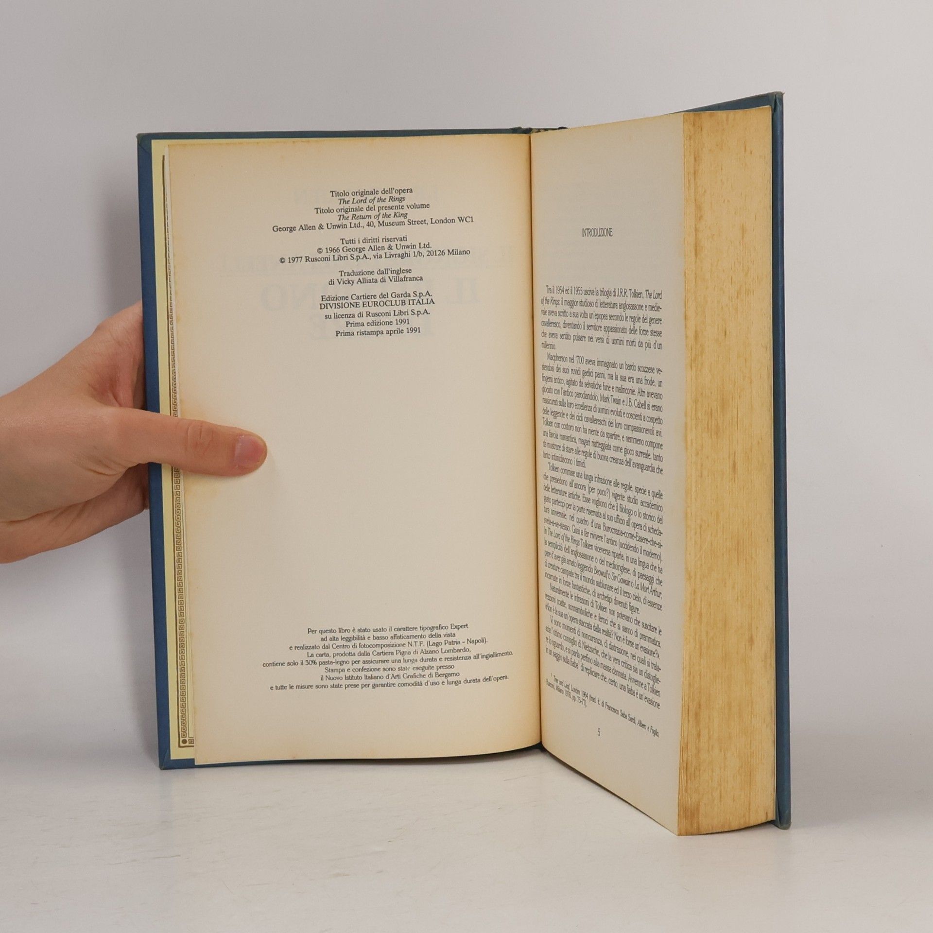 George Allen & Unwin Ltd. Il Signore degli Anelli