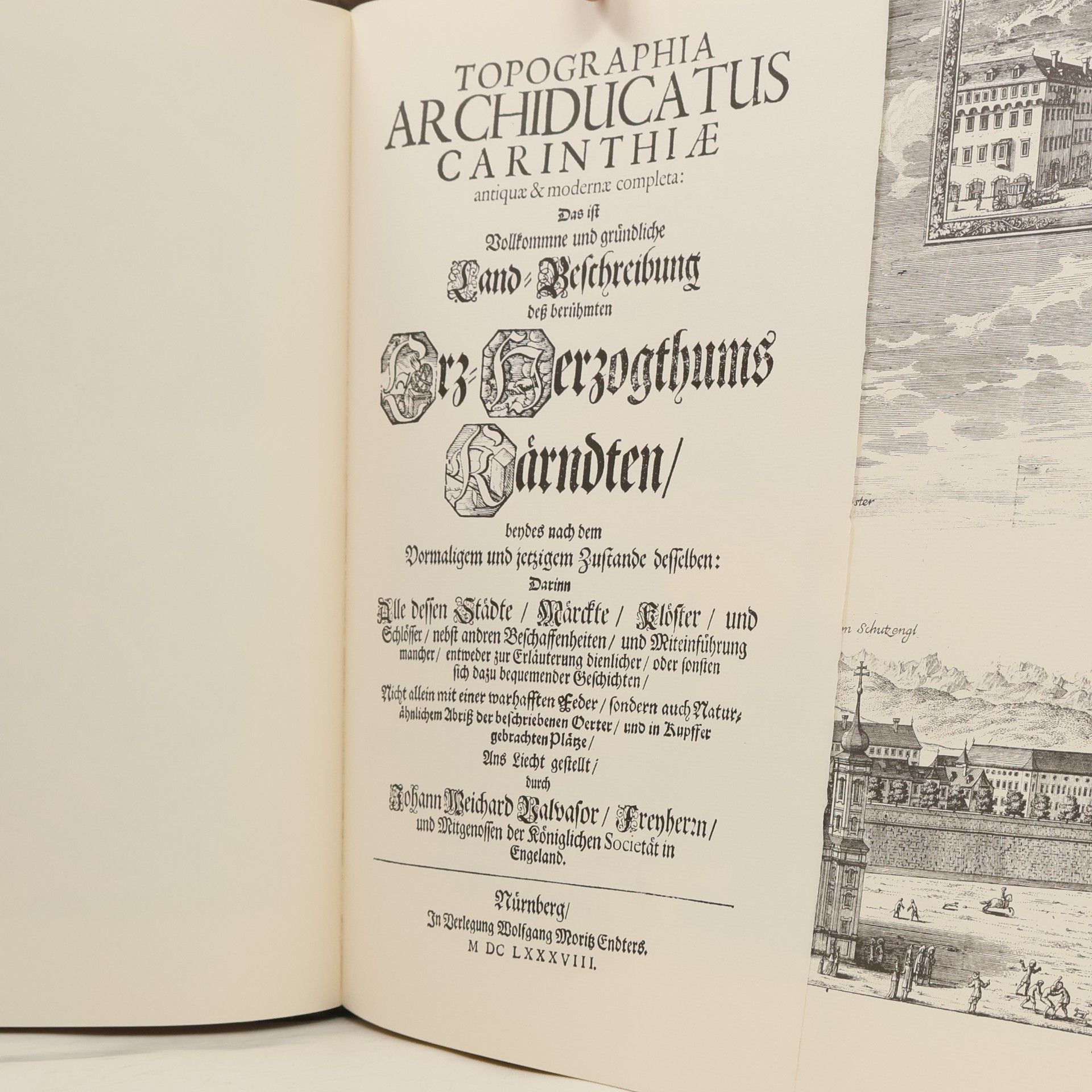Marth. Merian Topographia Archiducatus Carinthiae antiquae & modernae completa