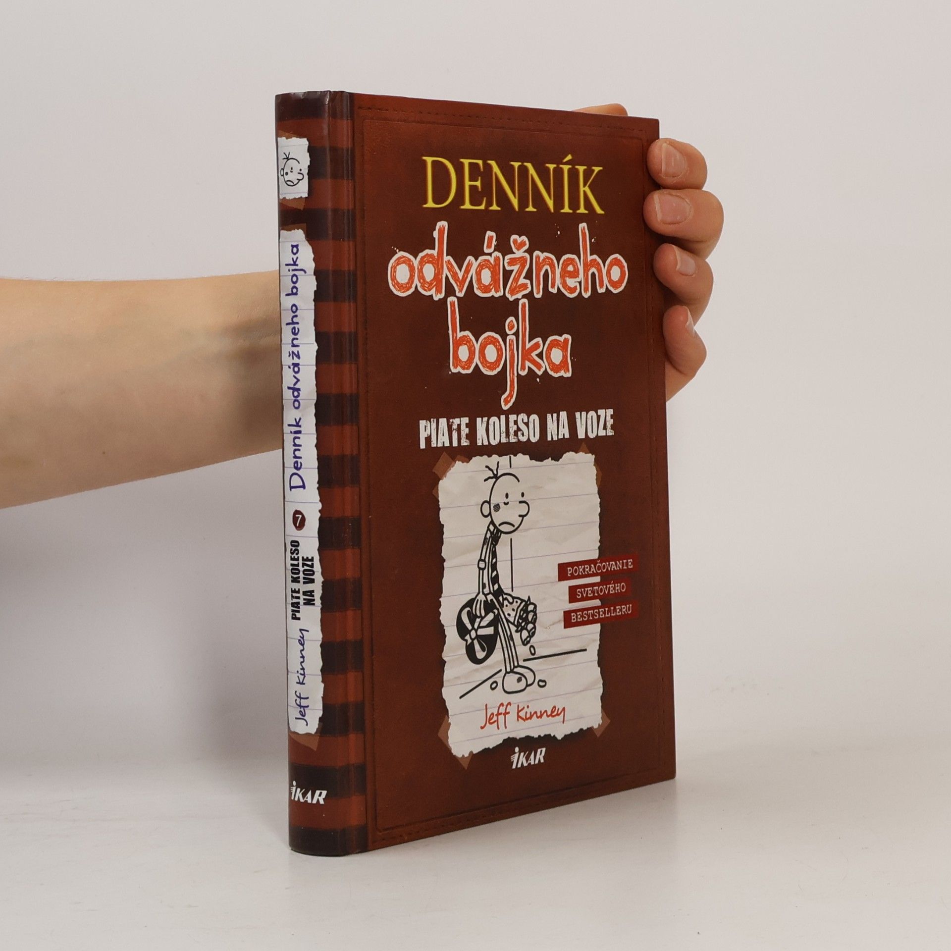 Jeff Kinney Denník odvážneho bojka 7. Piate koleso na voze