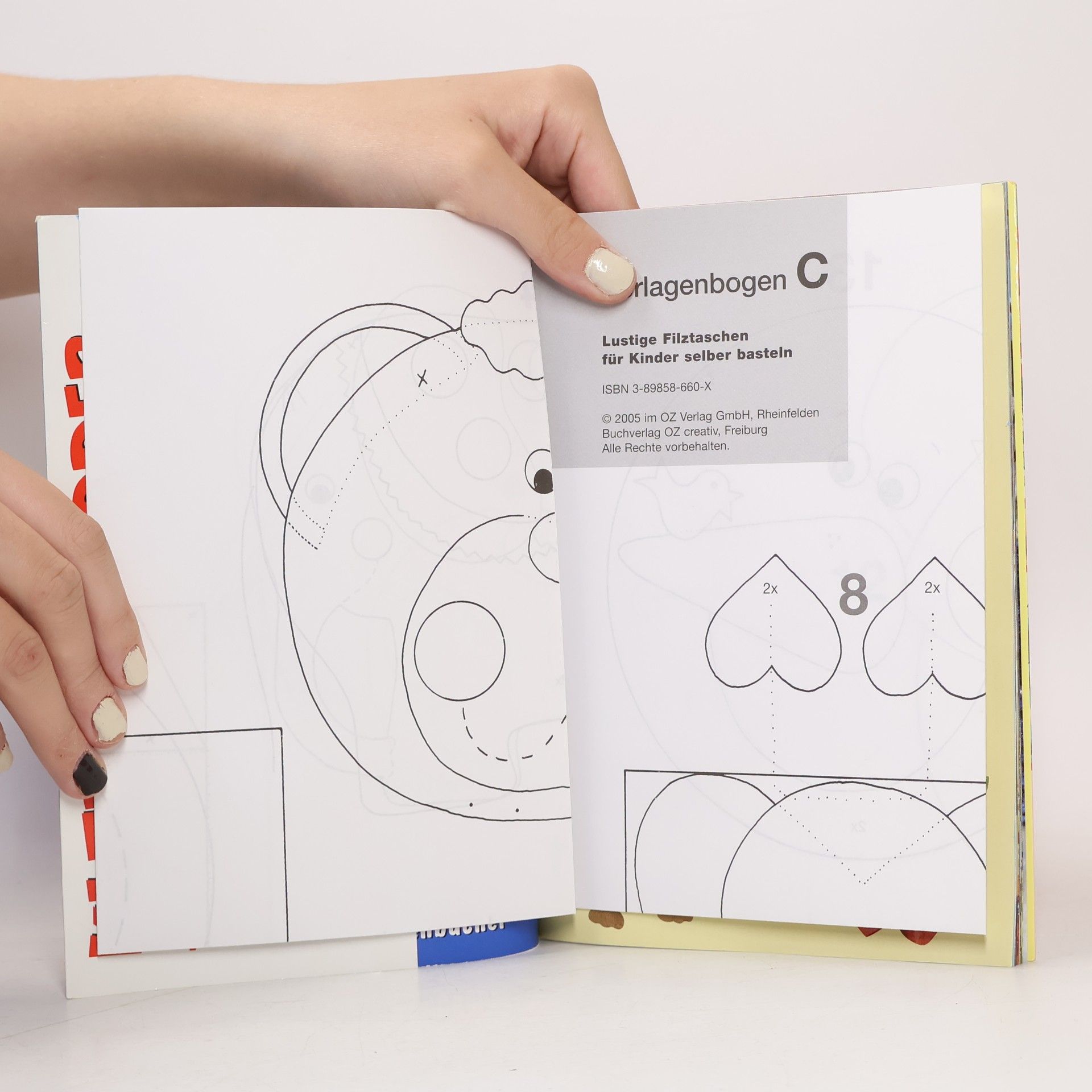 Anna Padberg Lustige Filztaschen für Kinder selber basteln