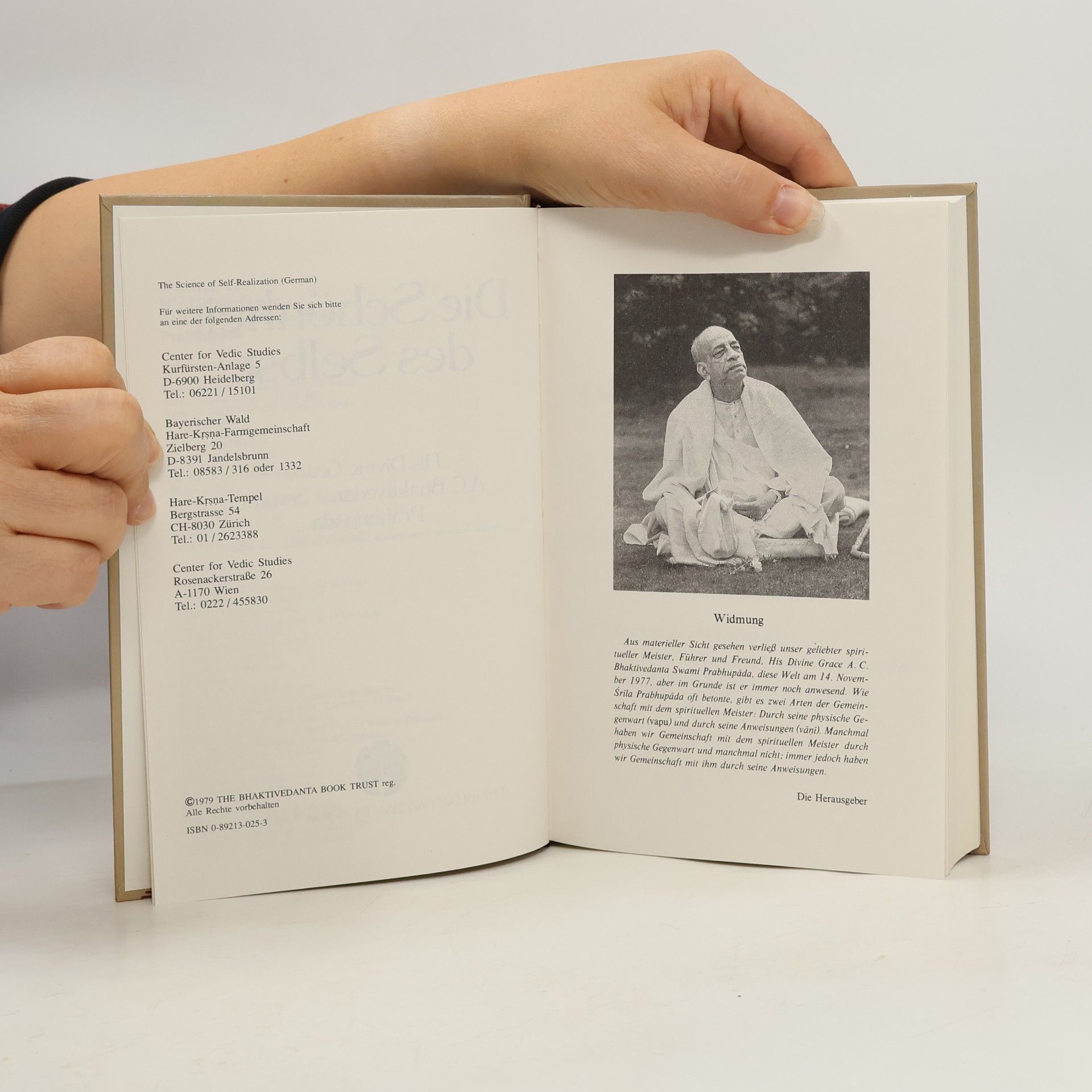 Šrí Šrímad A. Č. Bhaktivédanta Swami Prabhupáda Die Schönheit des Selbst