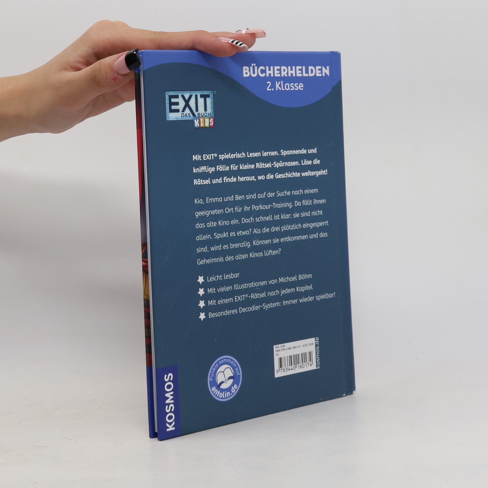 Carola von Kessel EXIT® - Das Buch, Bücherhelden 2. Klasse, Das Geisterkino. Erstleser Kinder ab 7 Jahre
