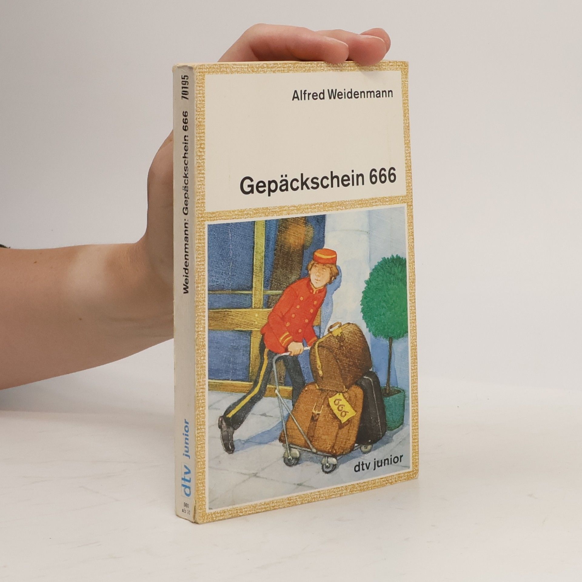Alfred Weidenmann Gepäckschein 666