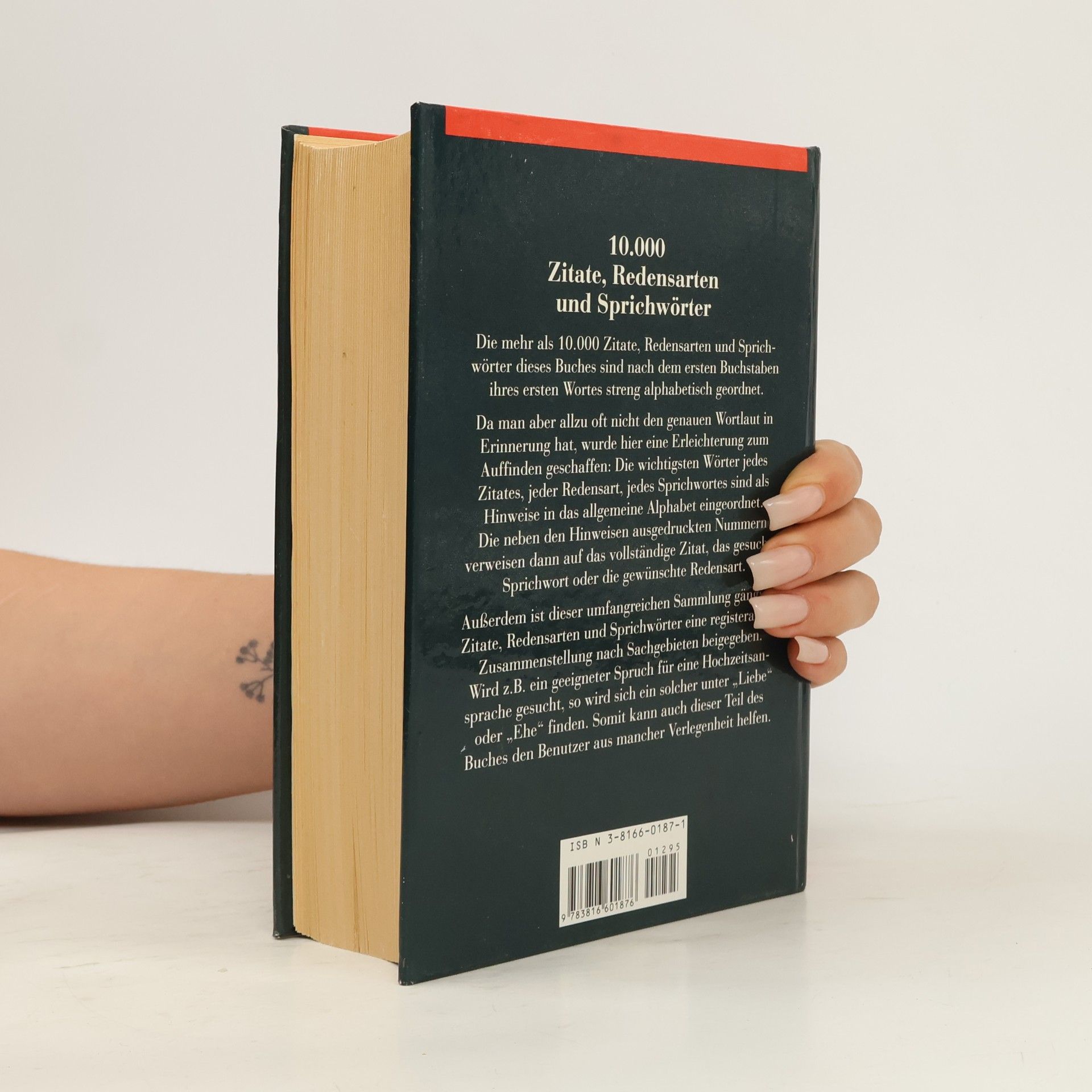 Lutz Mackensen Grosses Handbuch der Zitate und Redensarten