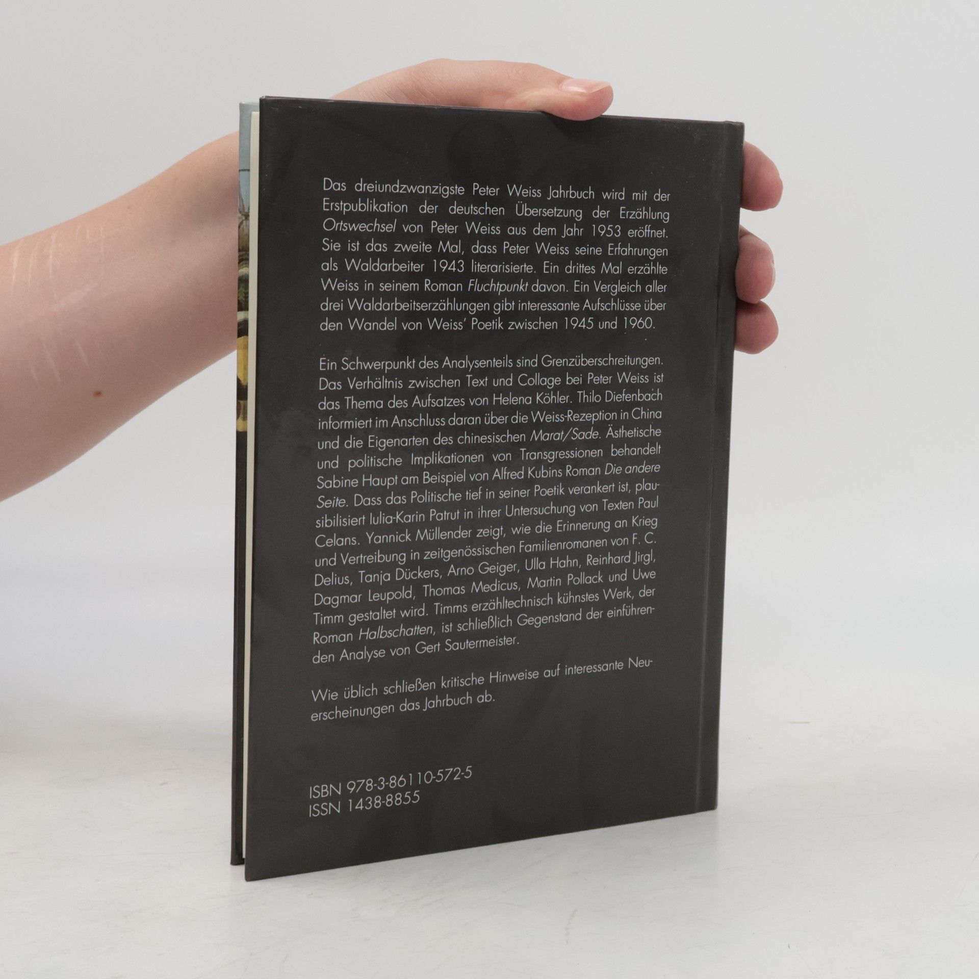 Peter Weiss Jahrbuch 23 (2014): Für Literatur, Kunst und Politik im 20. und 21. Jahrhundert