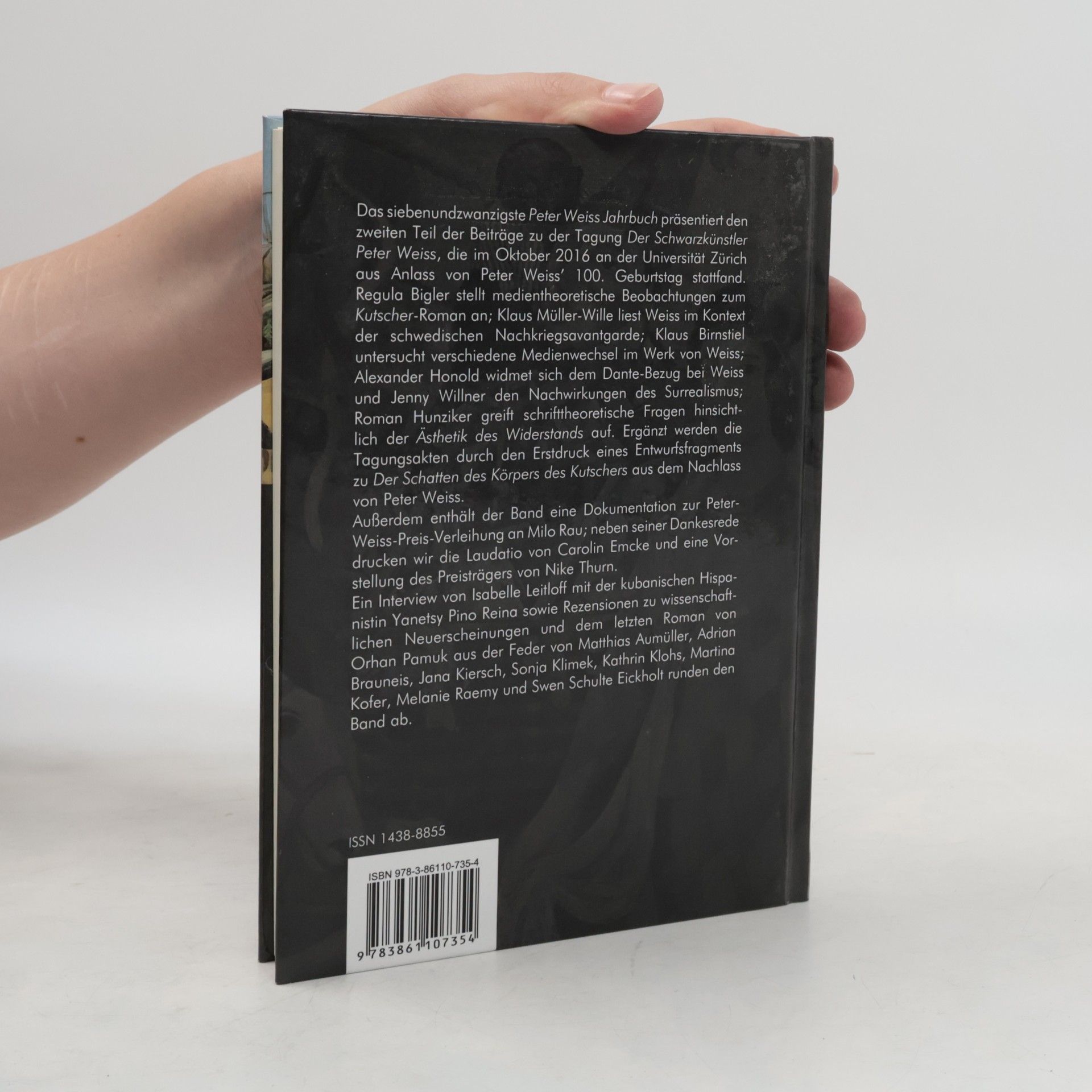 Georges Felten Peter Weiss Jahrbuch 27 (2018)