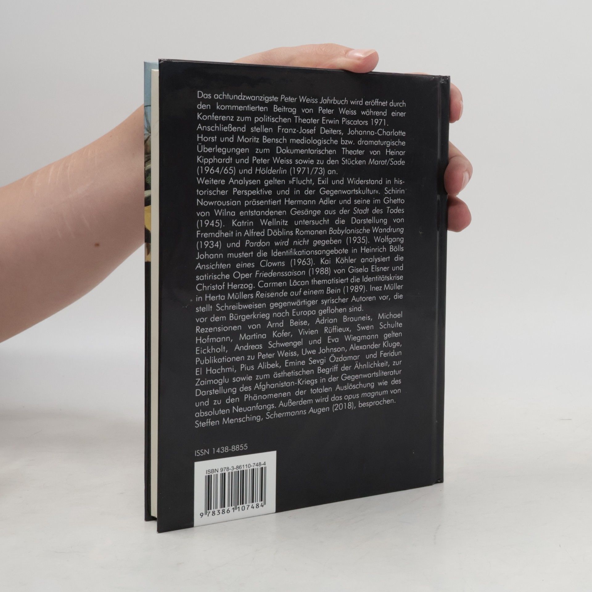 Autorenkollektiv Peter Weiss Jahrbuch 28 (2019)