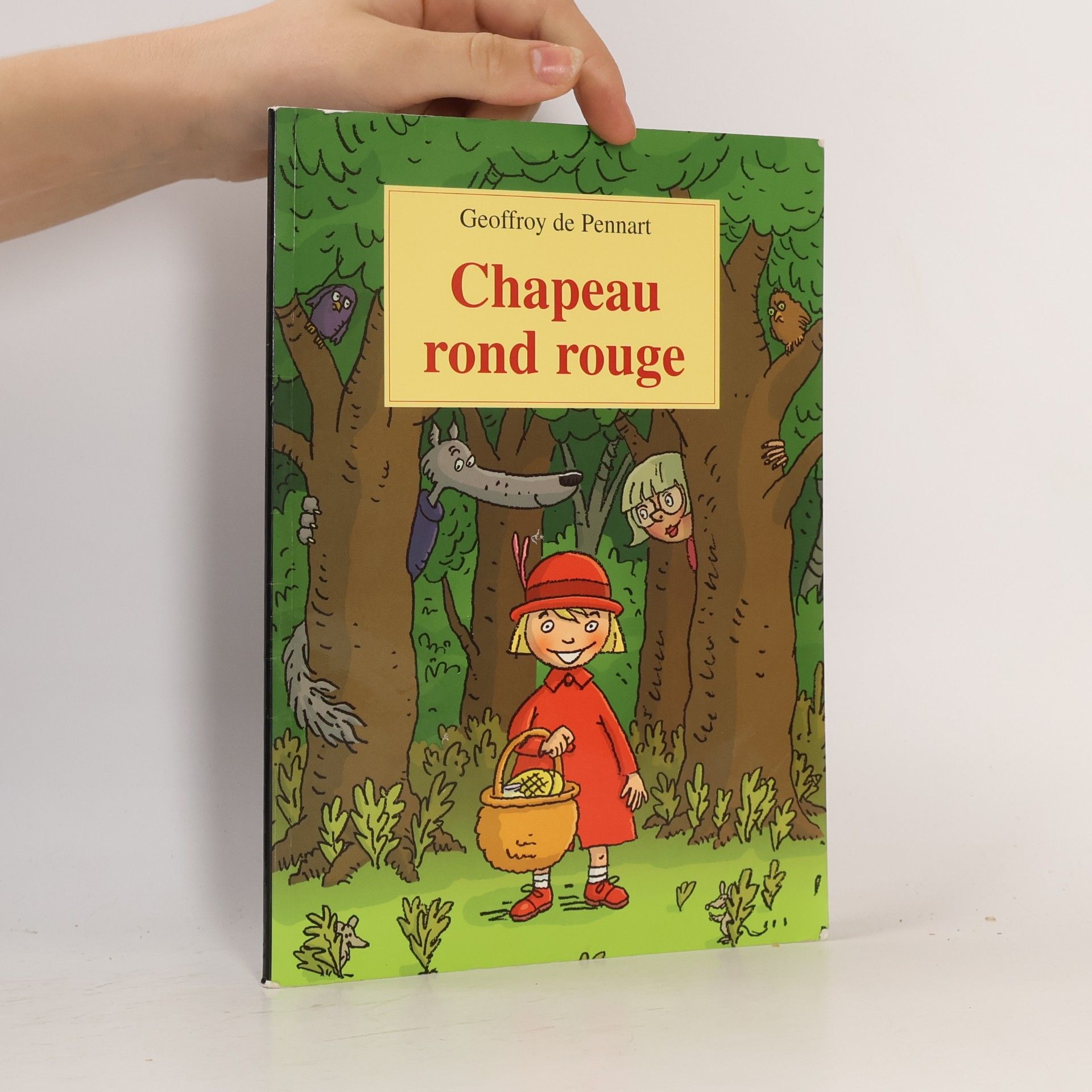 Chapeau rond rouge