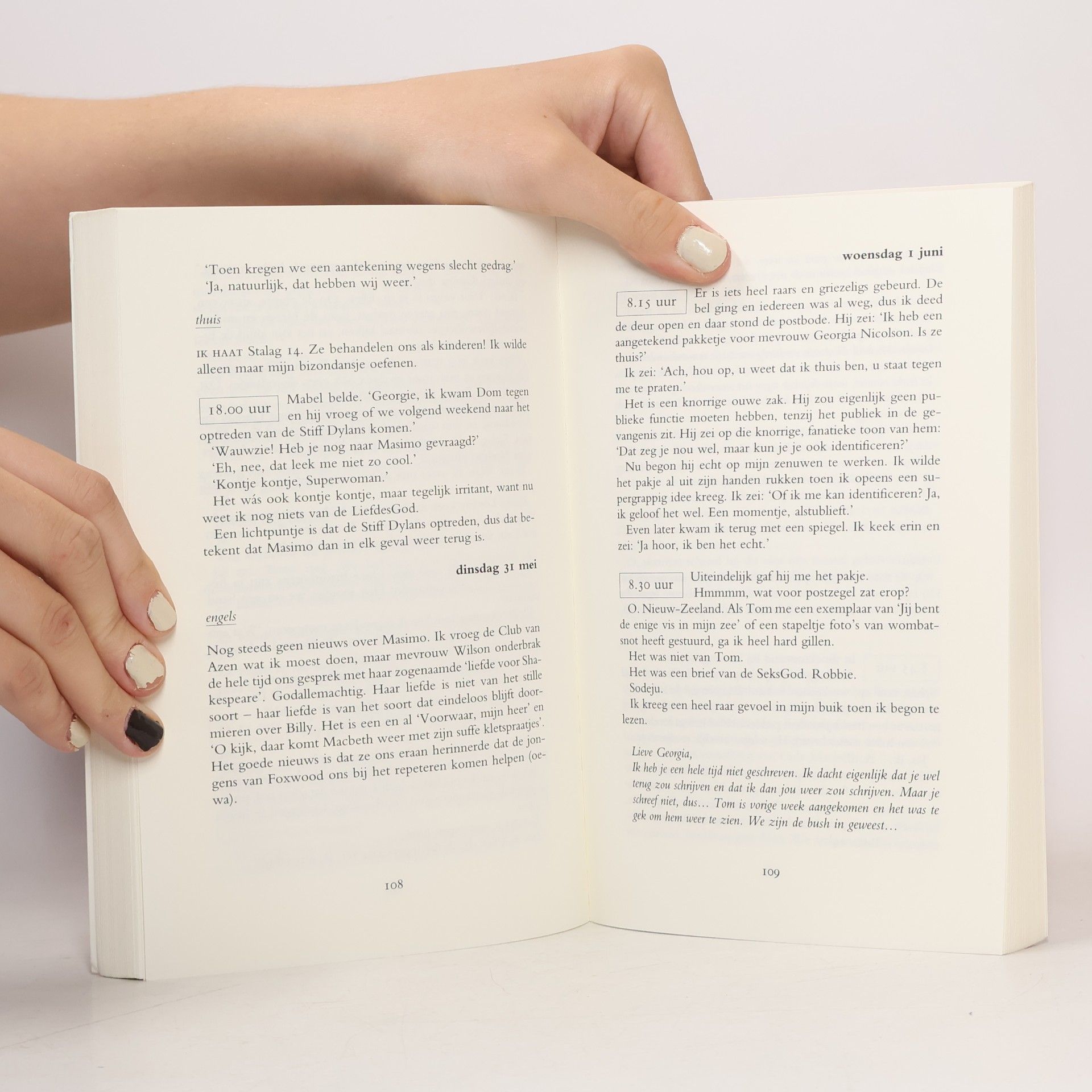 Louise Rennison Op zoek naar Masimo