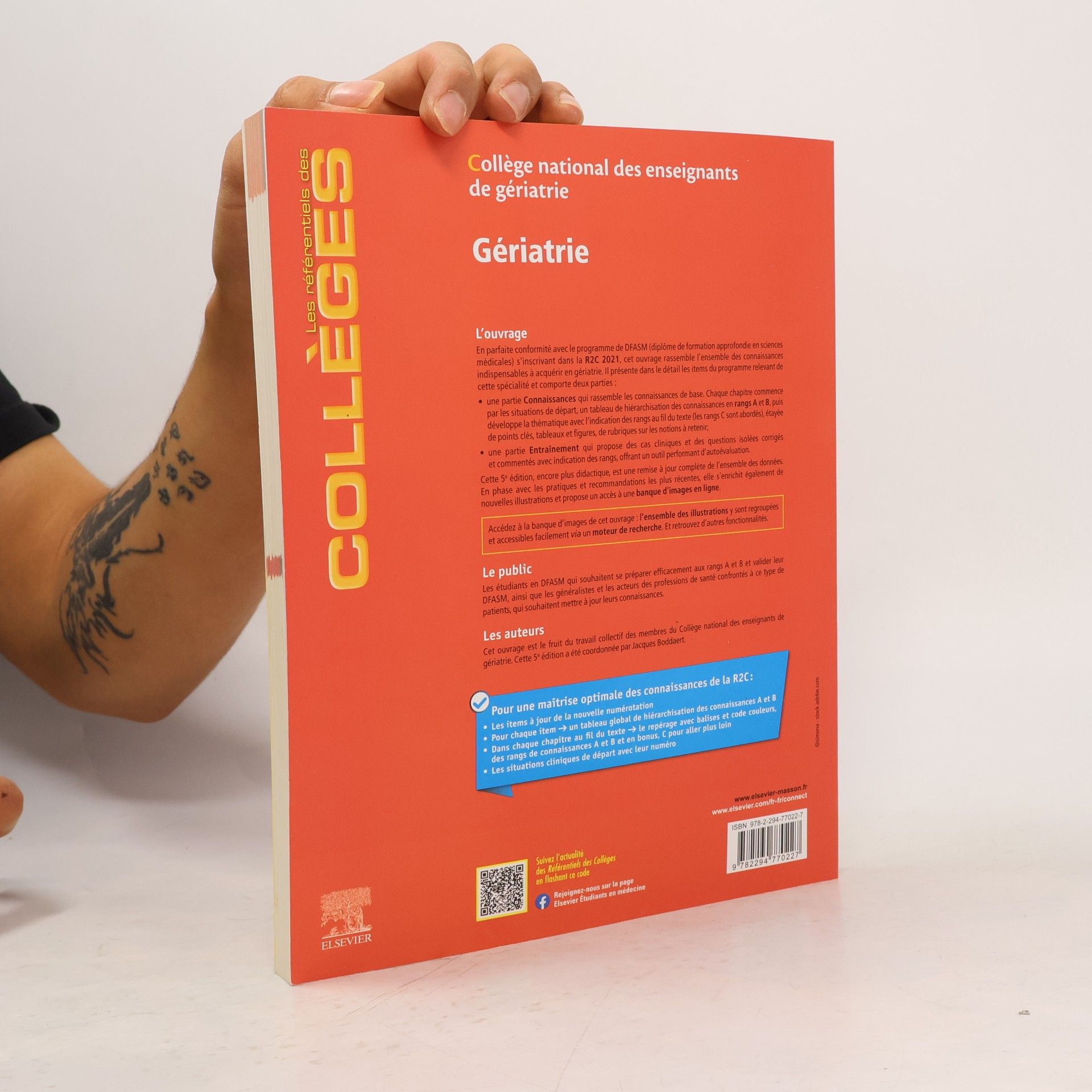 Collège national des enseignants de gériatrie Gériatrie: Réussir son DFASM - Connaissances clés - 5e édition - Conforme à la R2C 2021