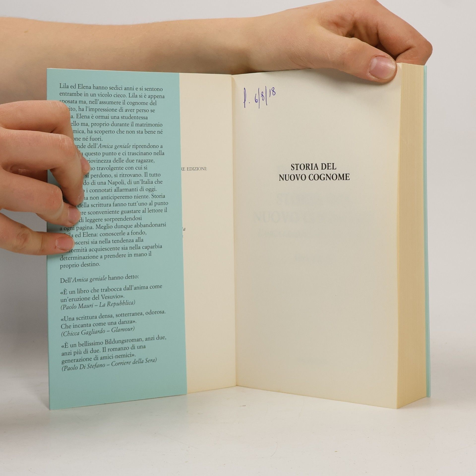 Elena Ferrante Storia del nuovo cognome