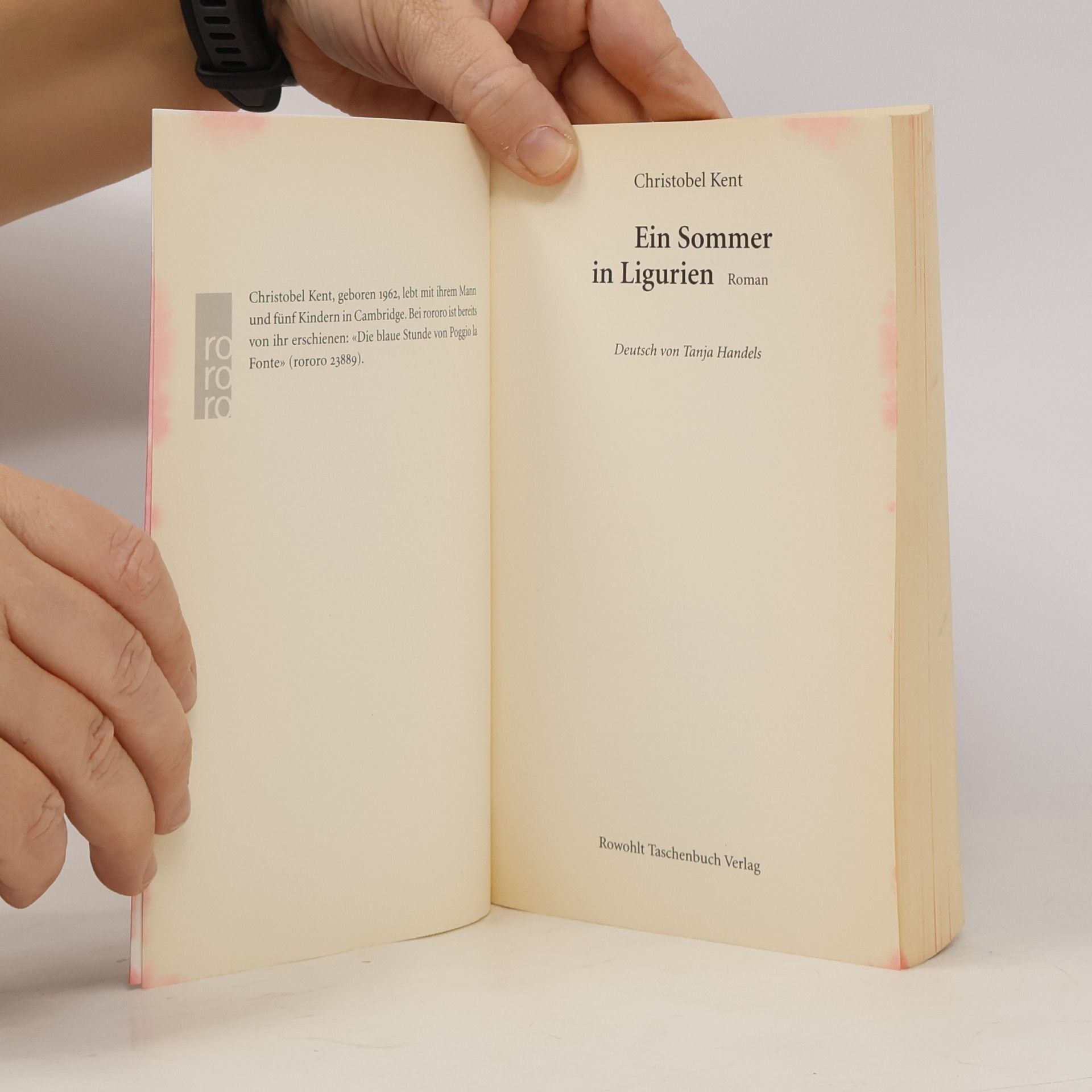 Christobel Kent Ein Sommer in Ligurien