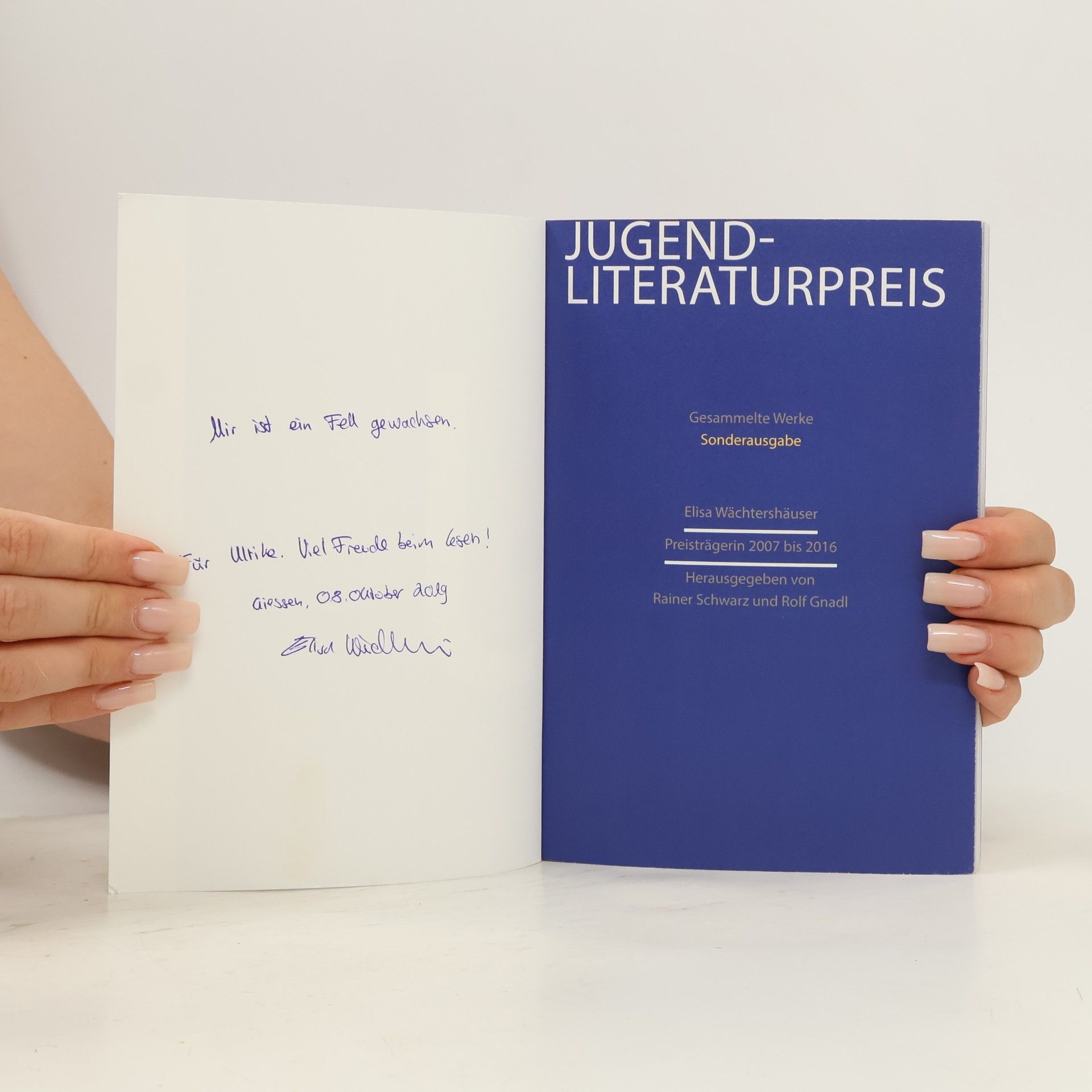 Elisa Wächtershäuser Jugend-Literaturpreis 2007 - 2016