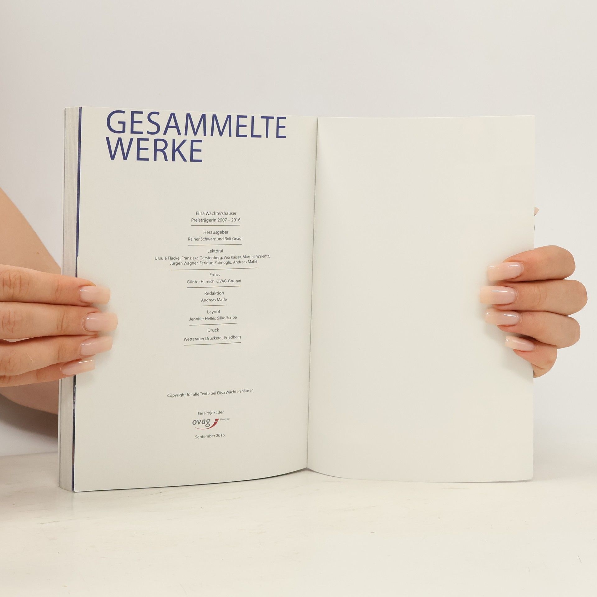 Elisa Wächtershäuser Jugend-Literaturpreis 2007 - 2016