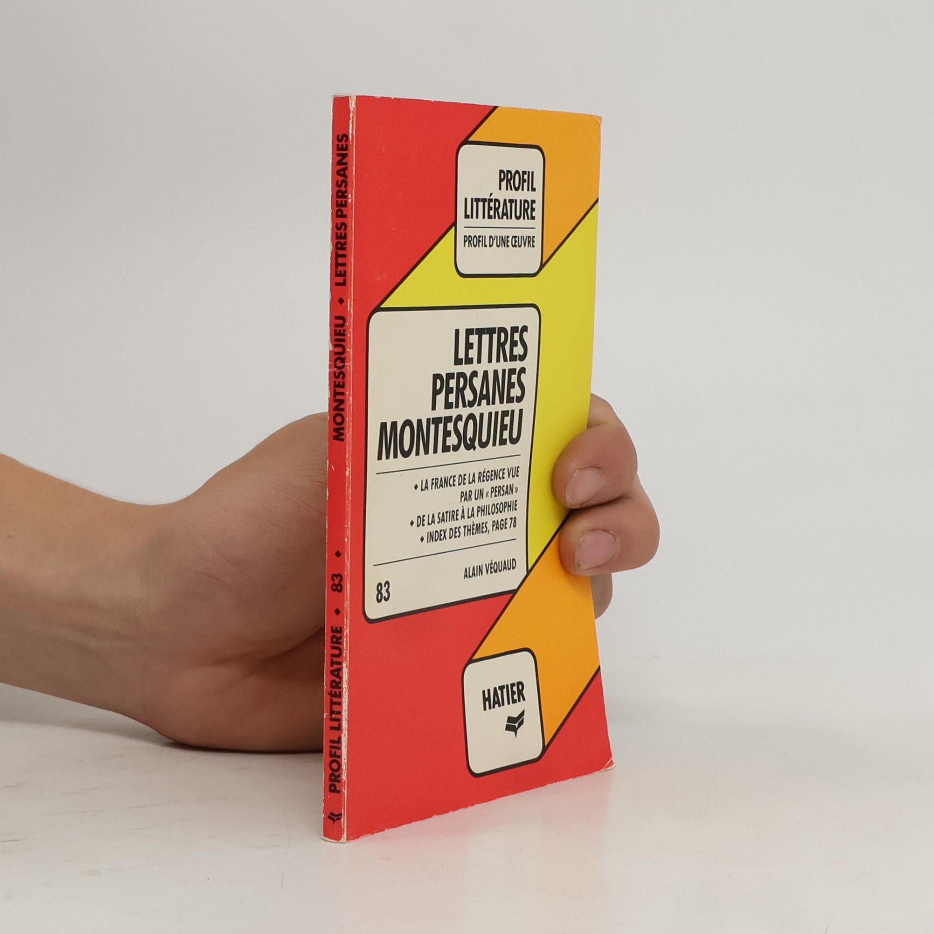 Alain Véquaud Les lettres persanes, Montesquieu