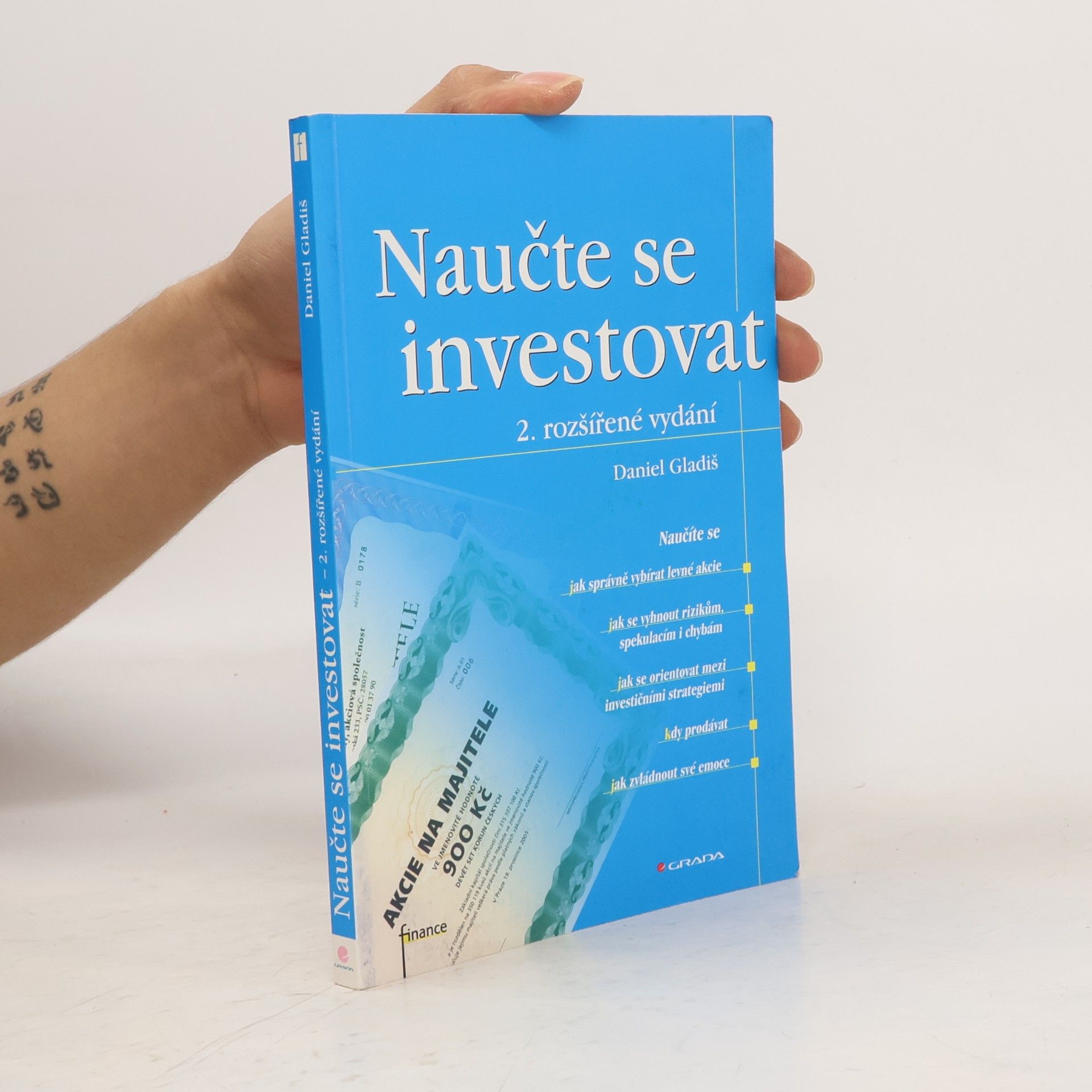 Daniel Gladiš Naučte se investovat, 2., rozšířené vydání