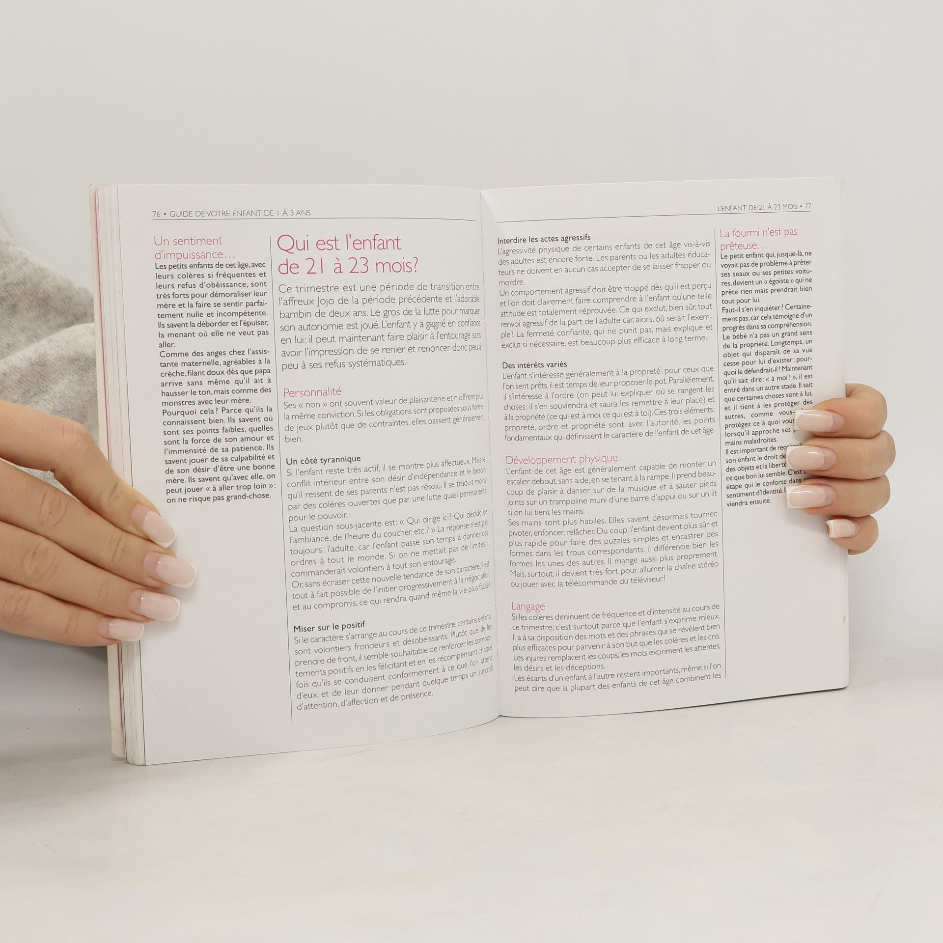 Anne Bacus Guide de votre enfant de 1 à 3 ans