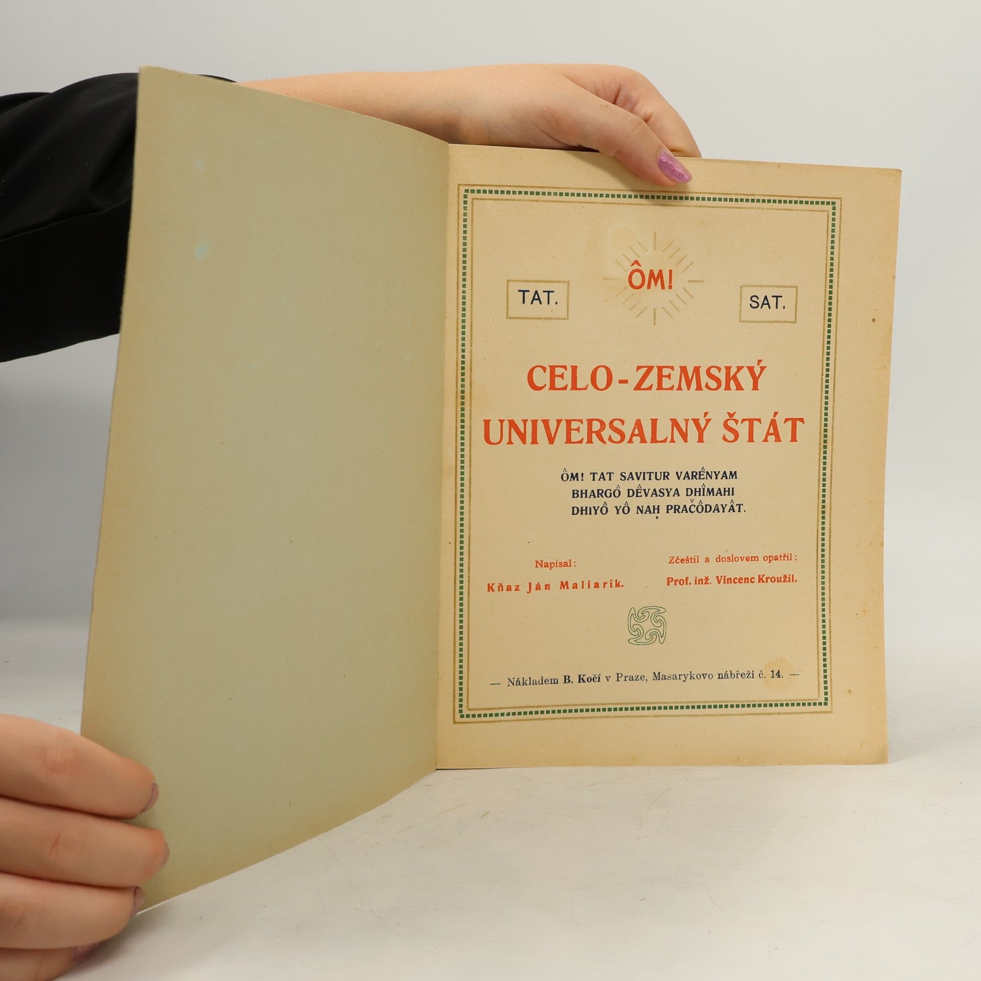 Ján Maliarik Celo-zemský universalny štát