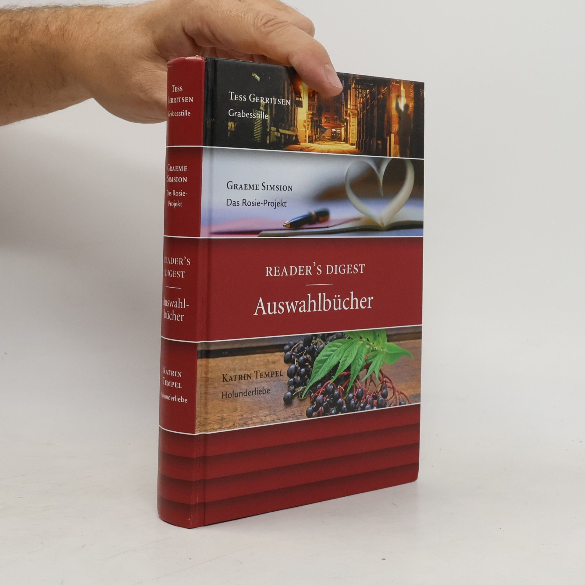 Katrin Tempel Auswahlbücher. Grabesstille. Das Rosie-Projekt. Holunderliebe