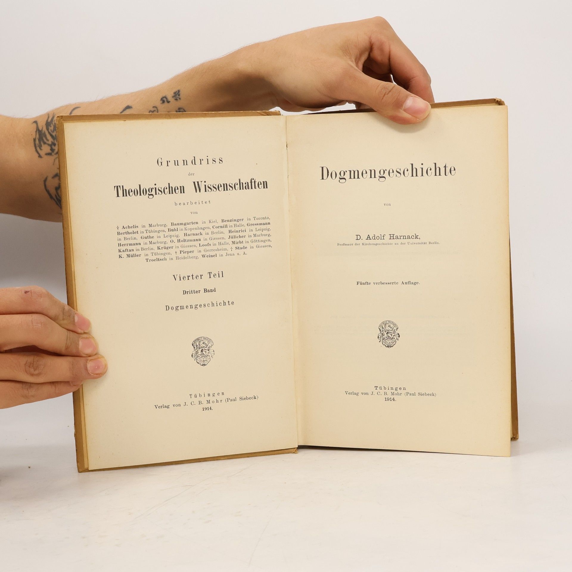 Adolf Harnack Dogmengeschichte