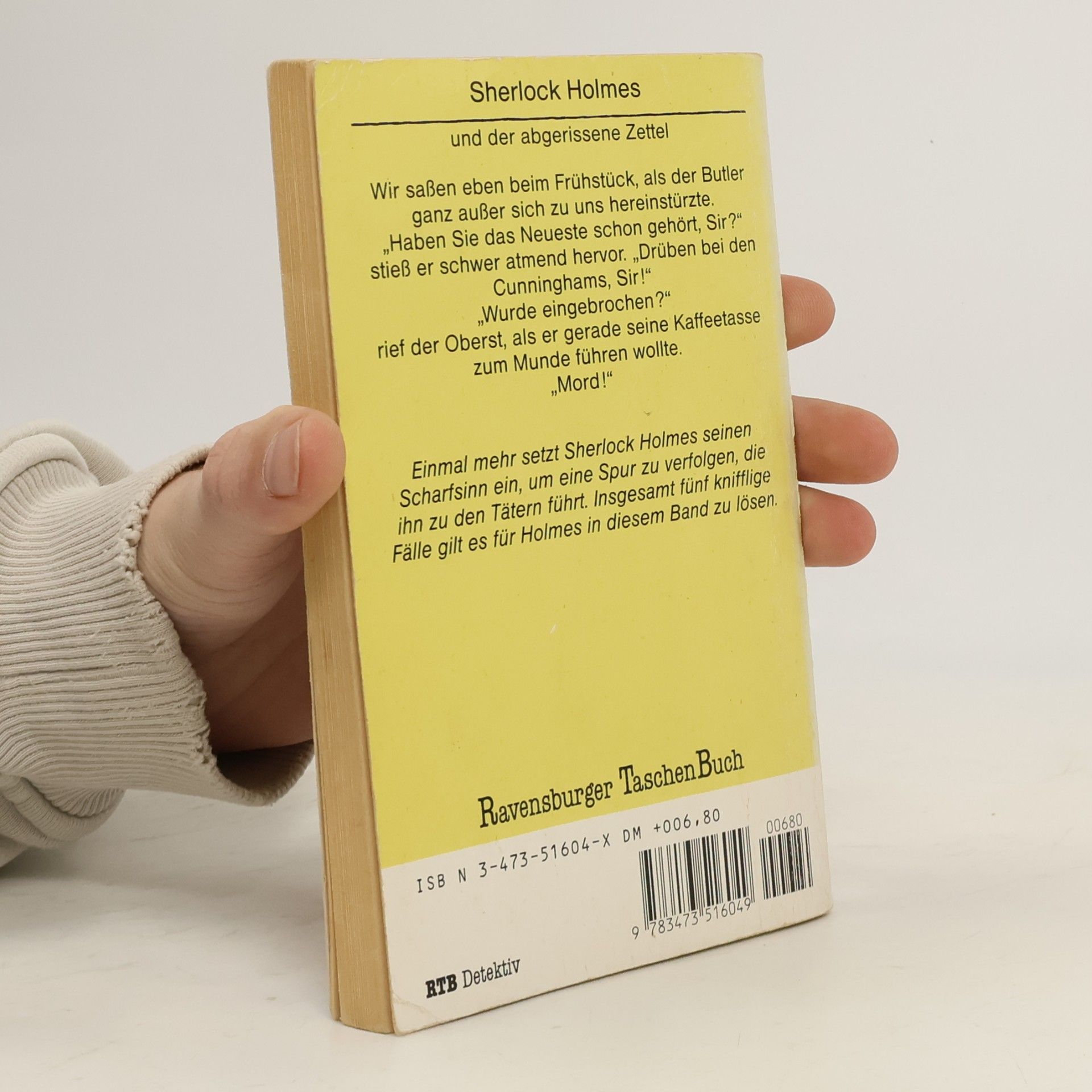 Arthur Conan Doyle Sherlock Holmes und der abgerissene Zettel