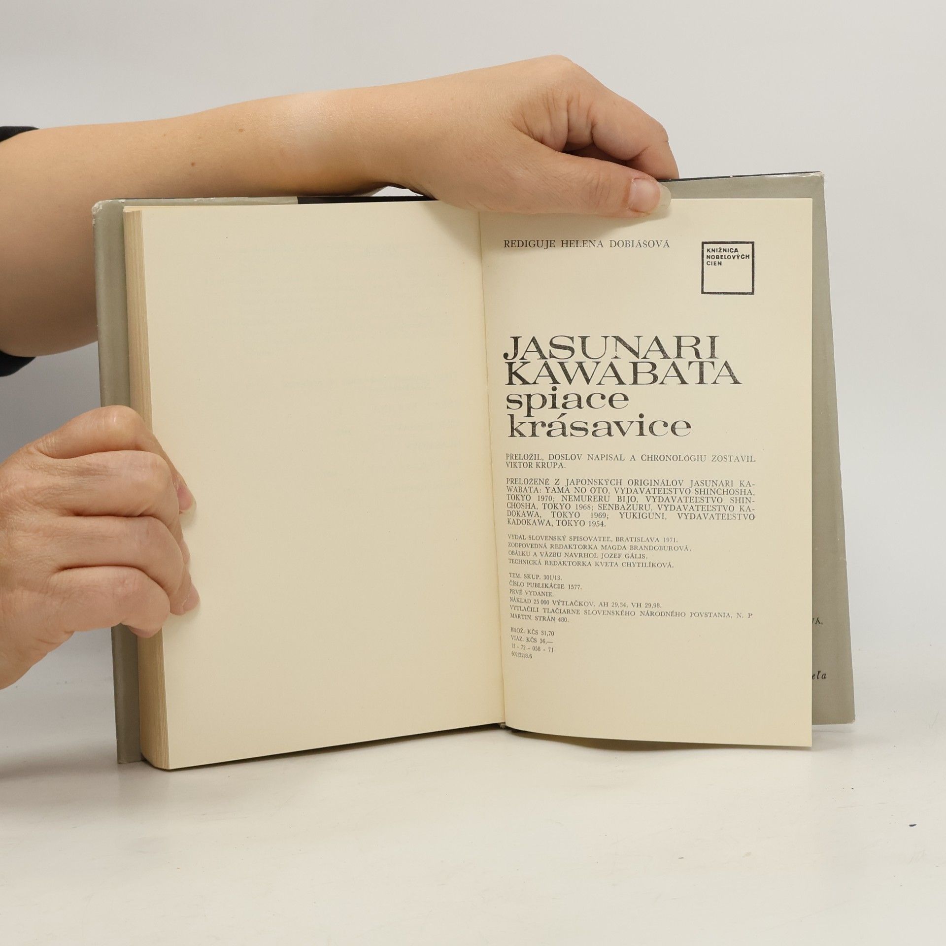 Jasunari Kawabata Spiace krásavice