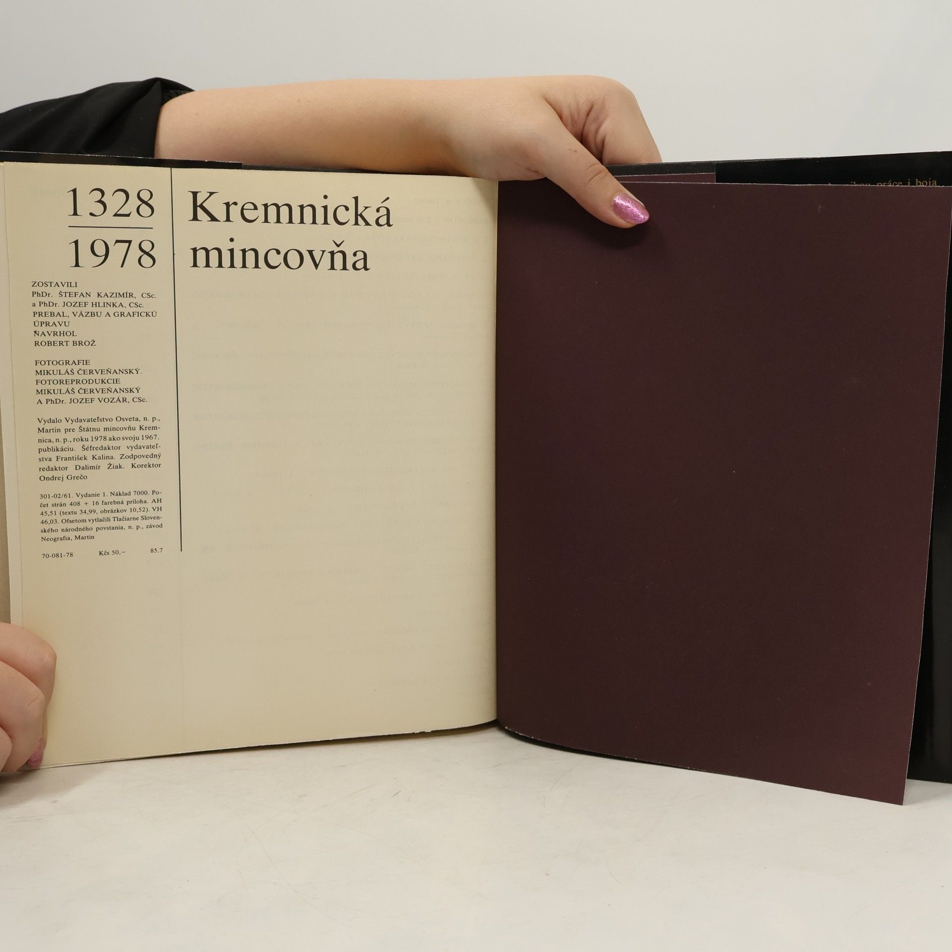 Jozef Hlinka Kremnická mincovňa 1328 - 1978