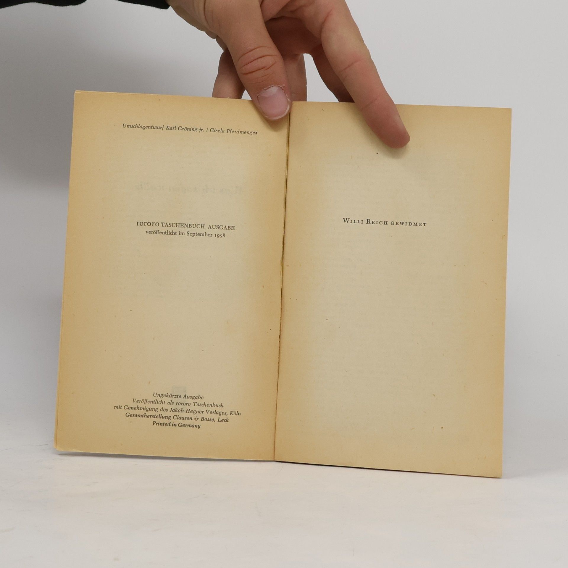 Sigismund Radecki Was ich sagen wollte