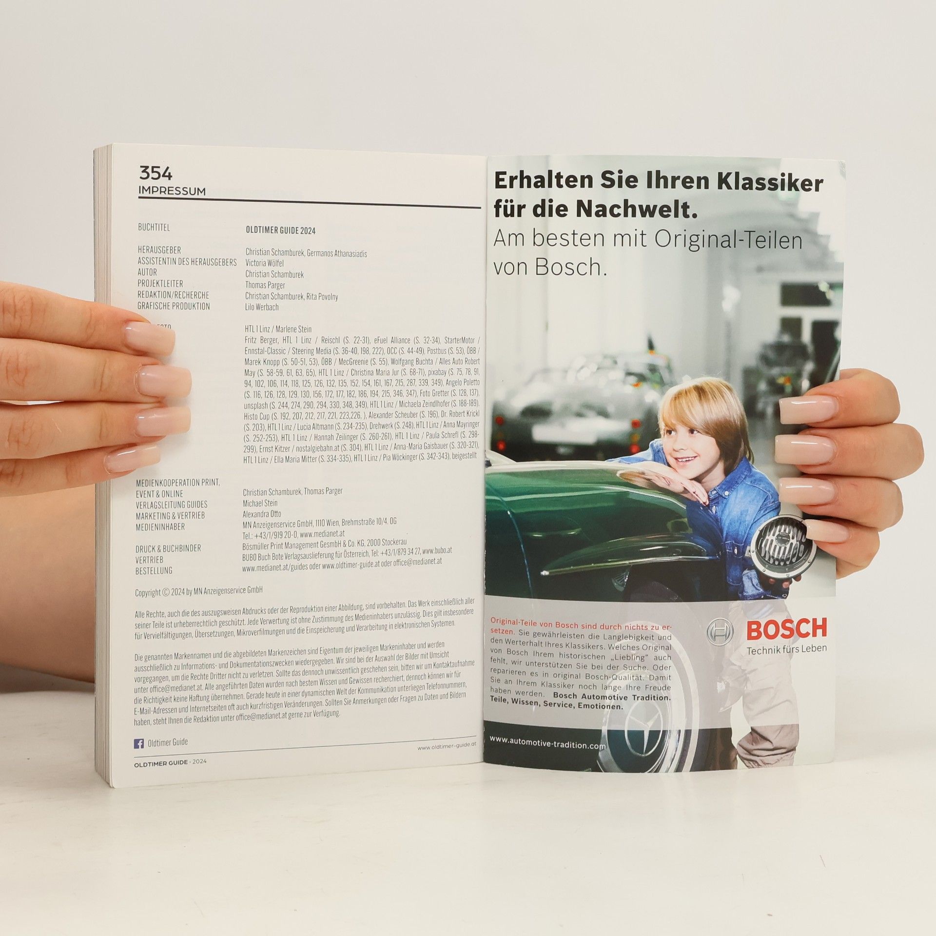 Autorenkollektiv Oldtimer Guide Austria 2024