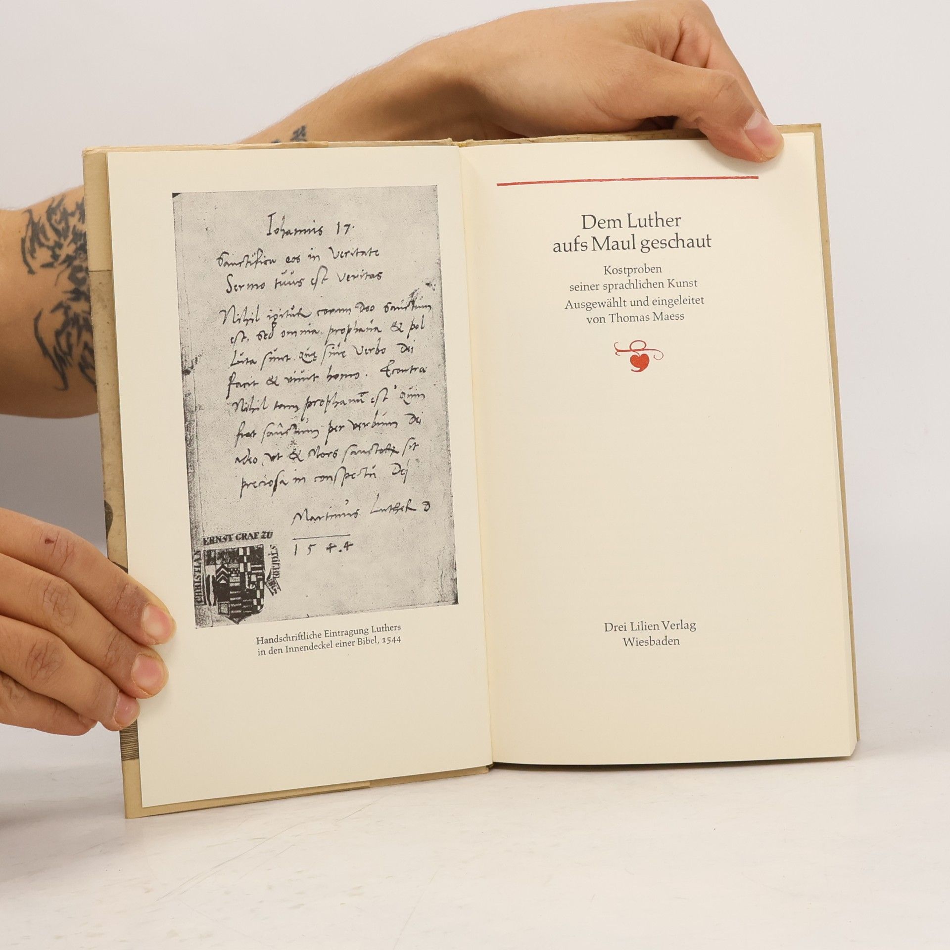 Thomas Maess Dem Luther aufs Maul geschaut