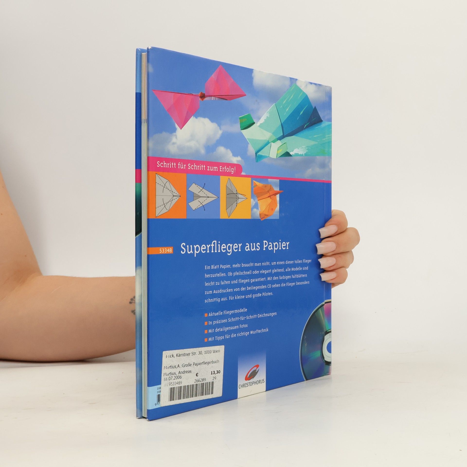 Andreas Martius Das grosse Papierfliegerbuch