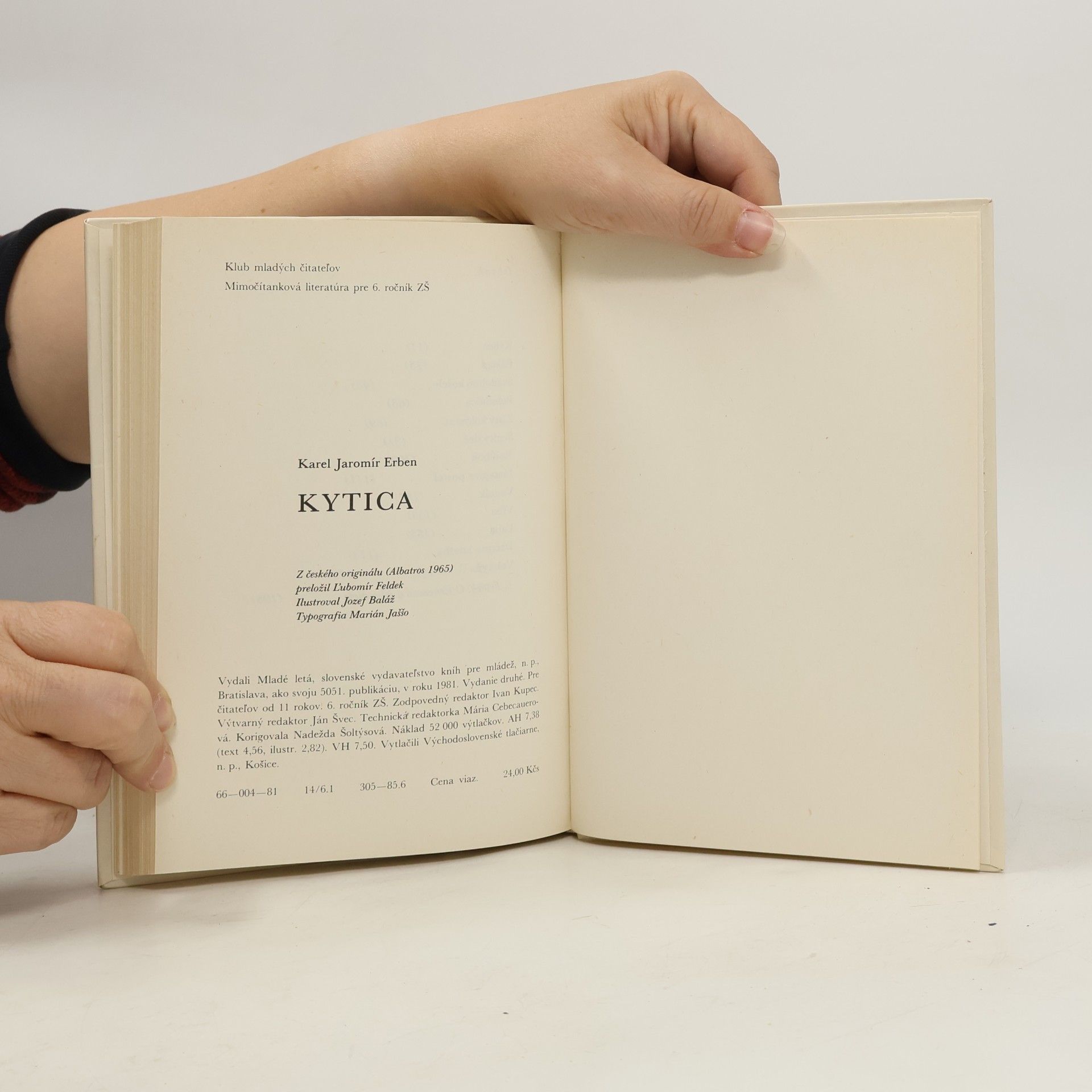Karel Jaromír Erben Kytica