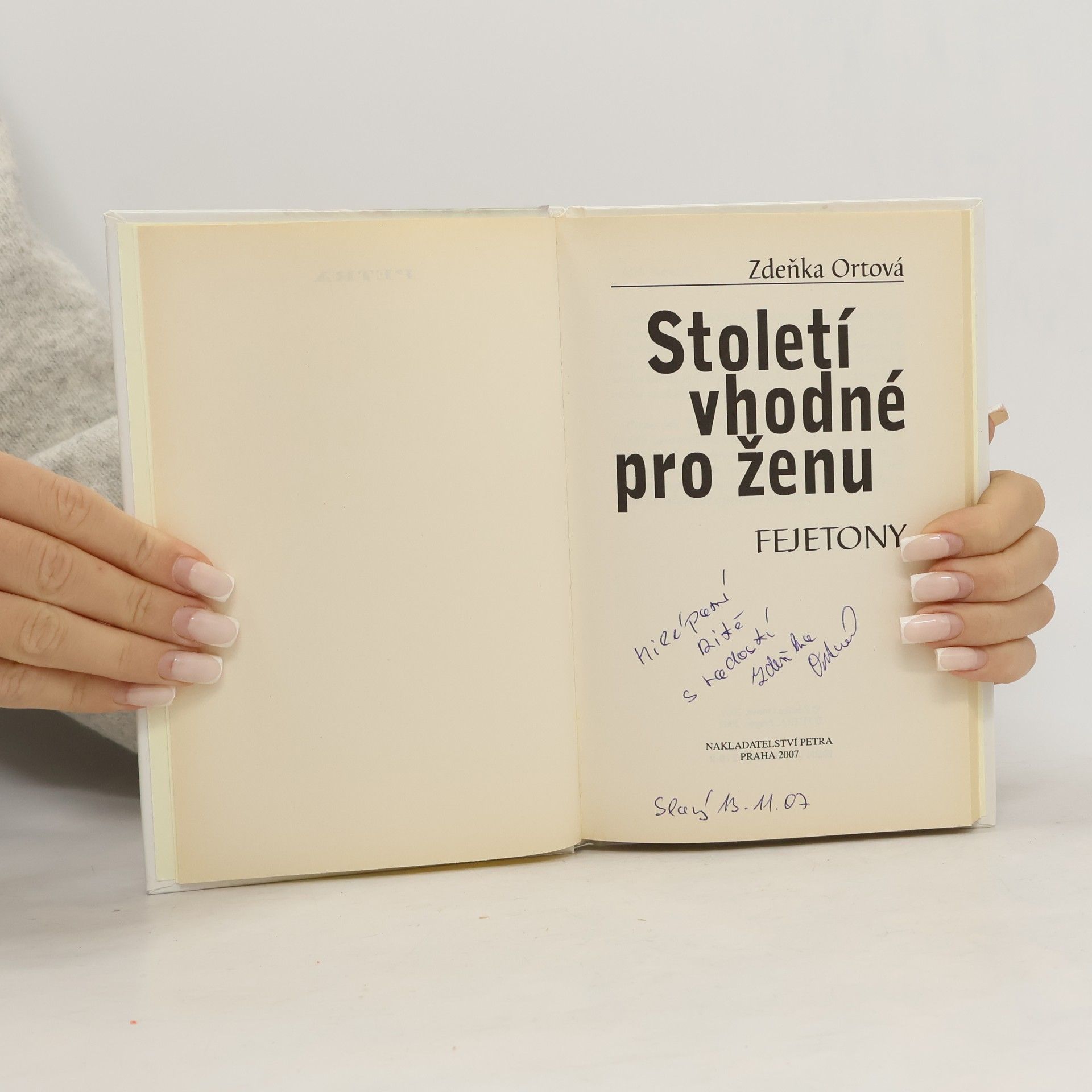 Zdeňka Ortová Století vhodné pro ženu
