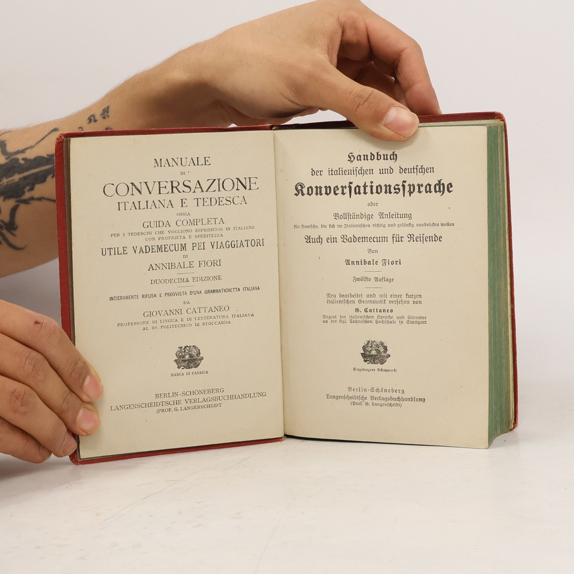 Annibale Fiori Manuale di conversazione italiana e tedesca. Handbuch der italienischen und deutschen Konversationssprache