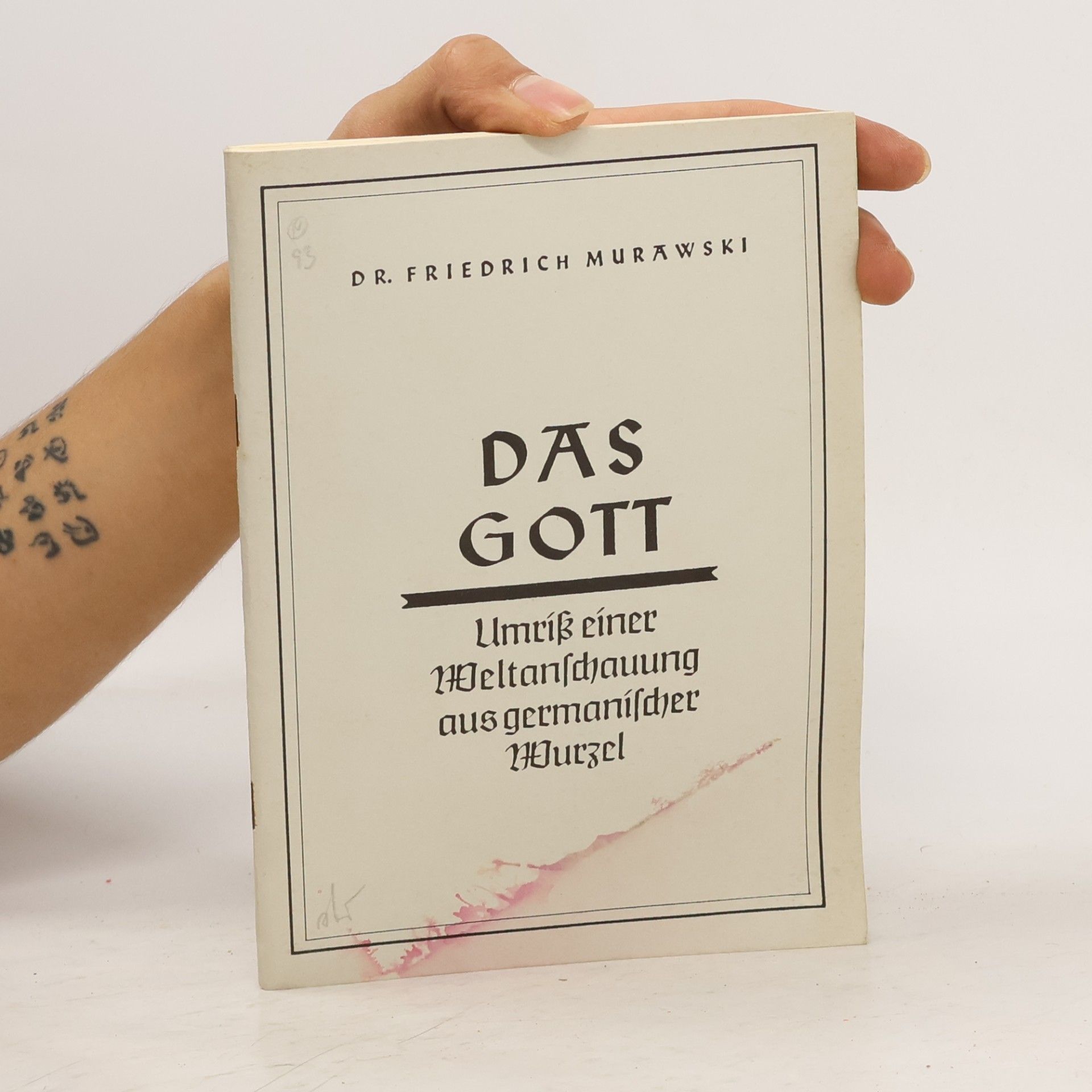 Dr. Friedrich Murawski Das Gott