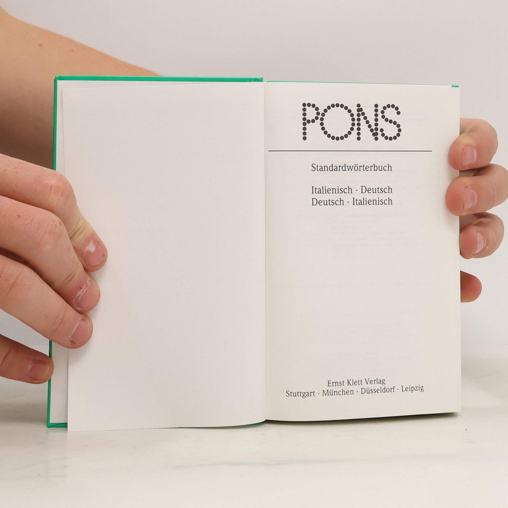 Autorenkollektiv PONS Standardwörterbuch Italienisch Deutsch Deutsch Italienisch