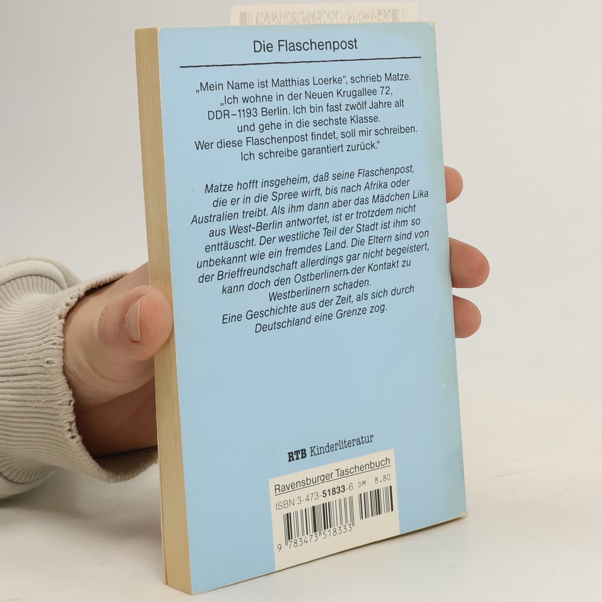 Klaus Kordon Die Flaschenpost