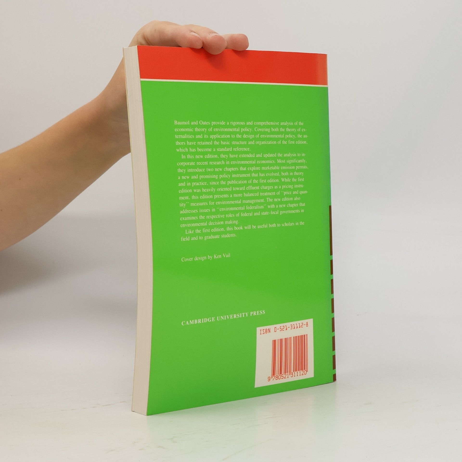 William J. Baumol The Theory of Environmental Policy - Second Edition