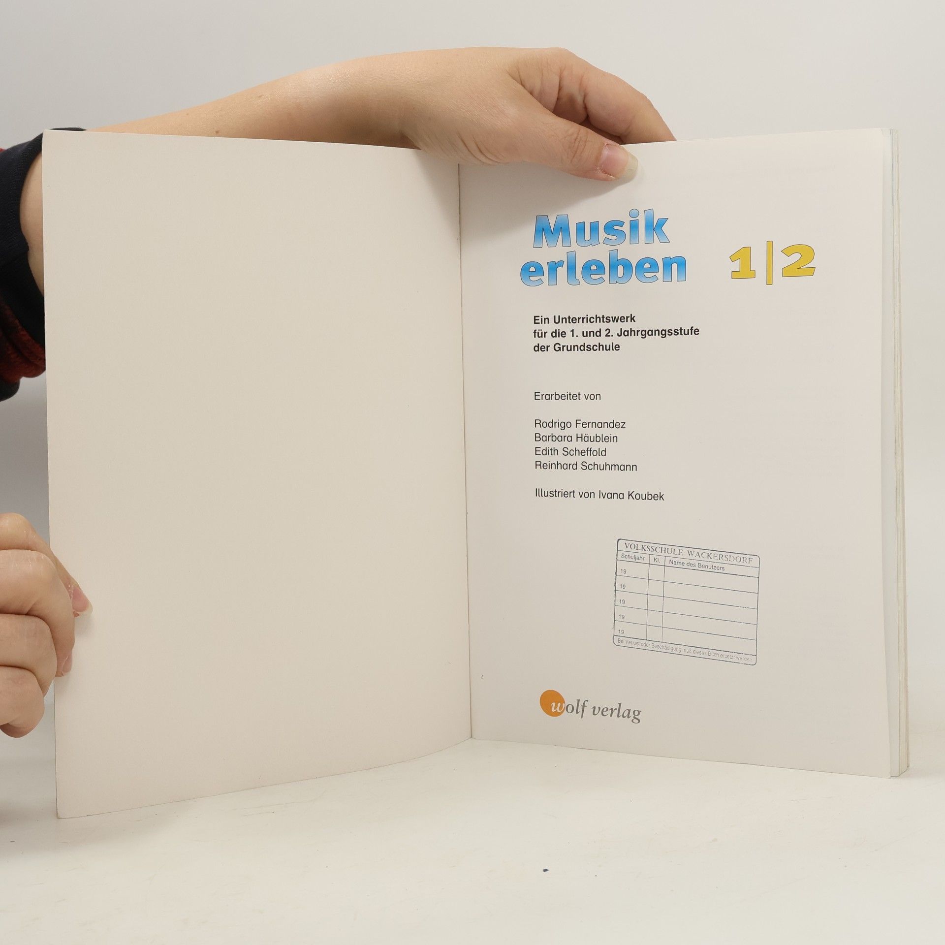 Rodrigo Fernandez Musik erleben, Ausgabe Bayern, 1. und 2. Jahrgangsstufe