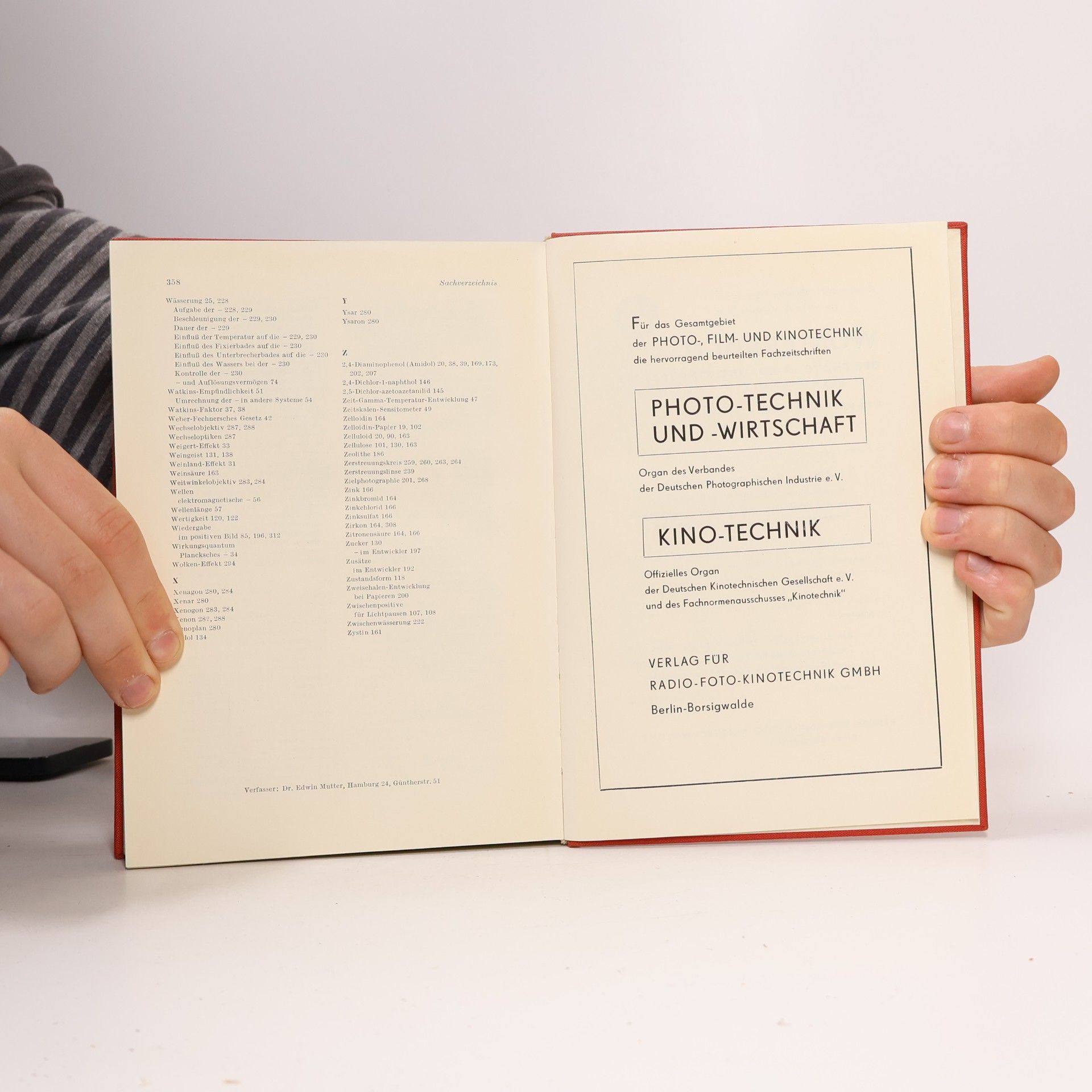Edwin Mutter Kompendium der Photographie I.