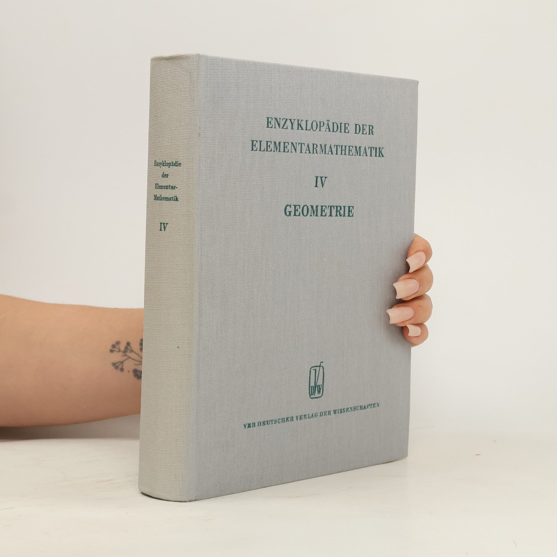 Various authors Enzyklopädie der Elementarmathematik IV
