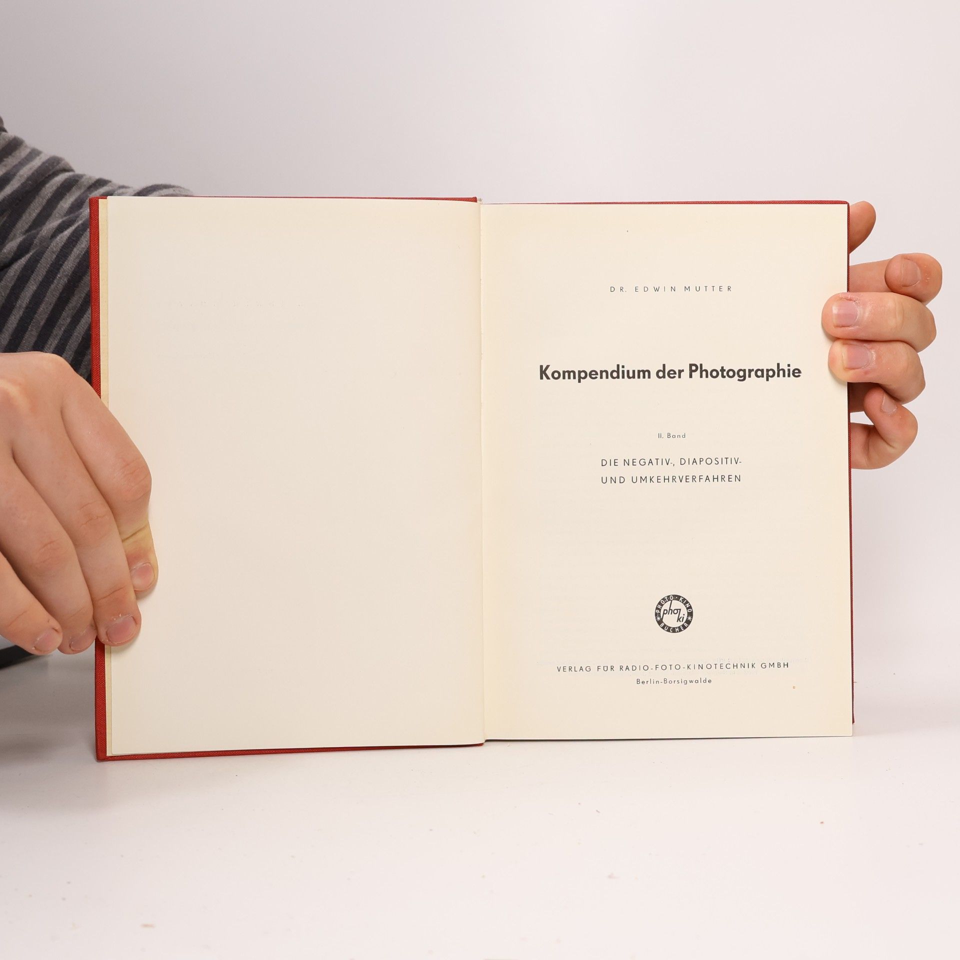 Edwin Mutter Kompendium der photographie II.